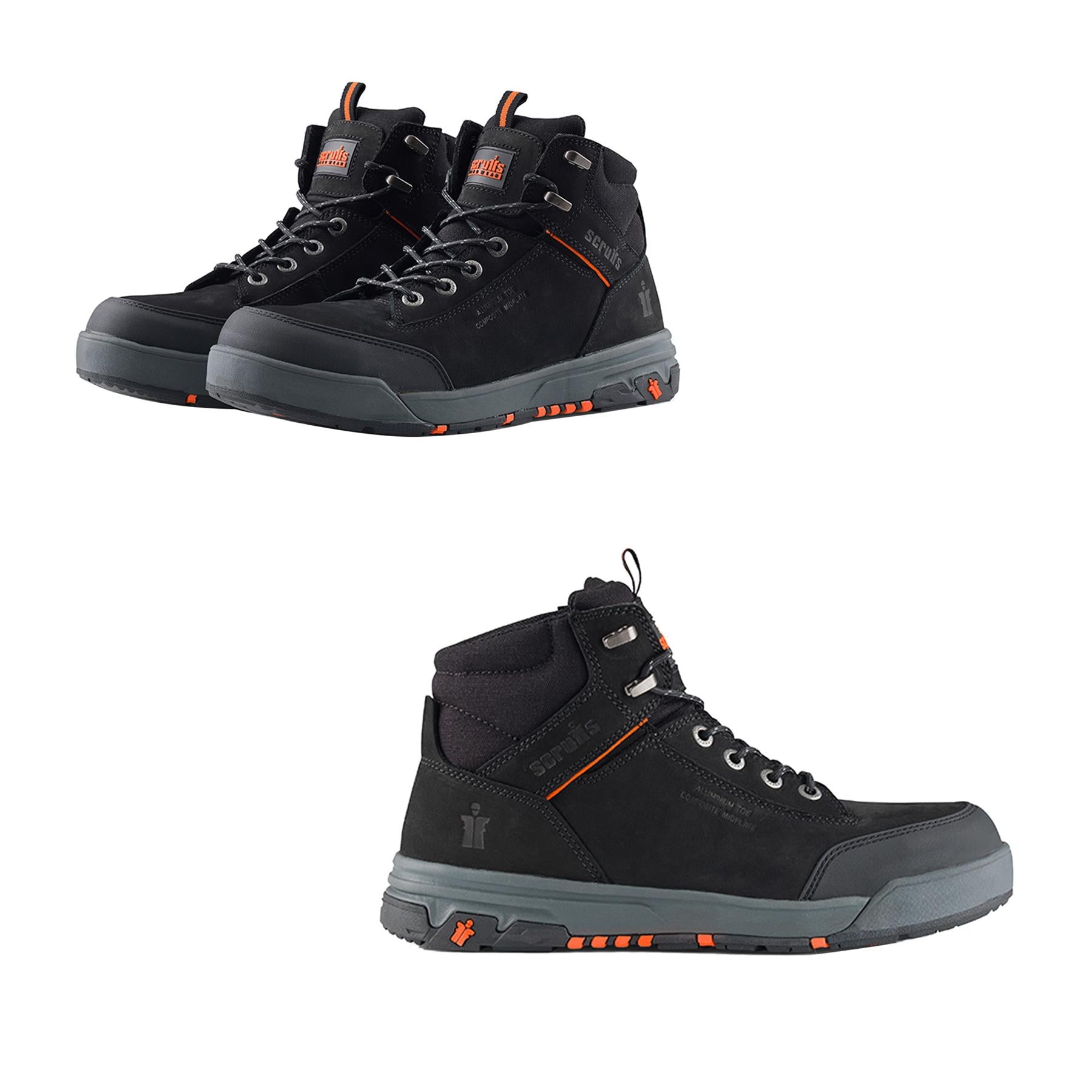 Scruffs Switchback 3 Safety Boots Black Size 9 / 43 Slip-resistant