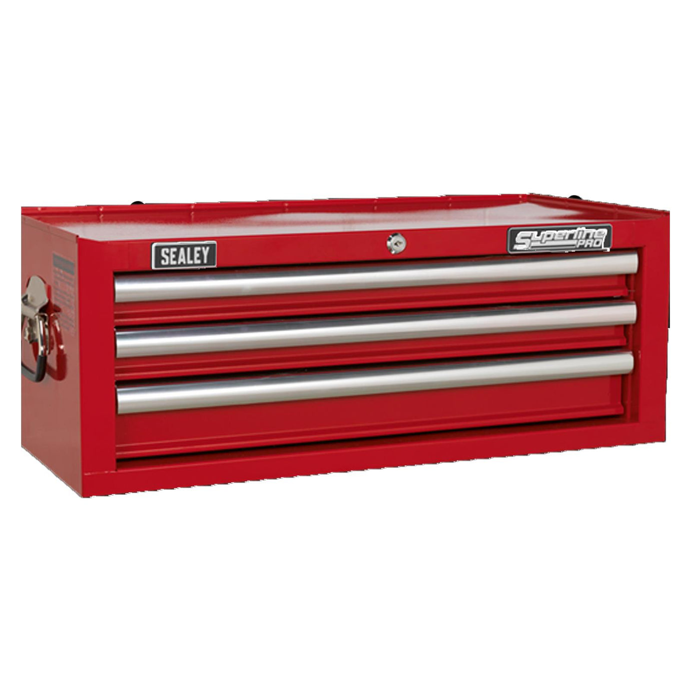 Sealey Mid-Box 3 Drawer with Ball Bearing Slides - Red