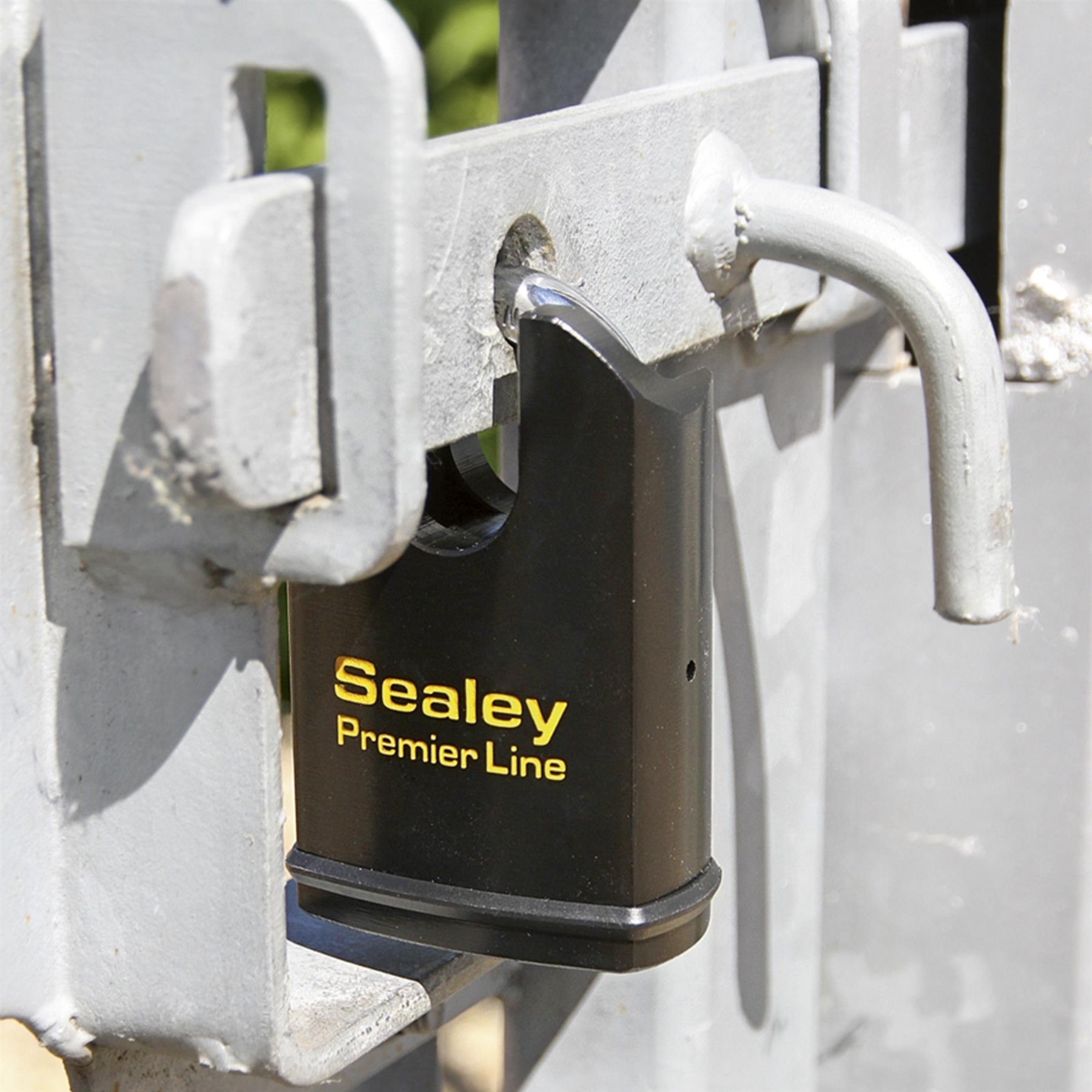 Sealey Steel Body Padlock Shrouded Shackle 61mm
