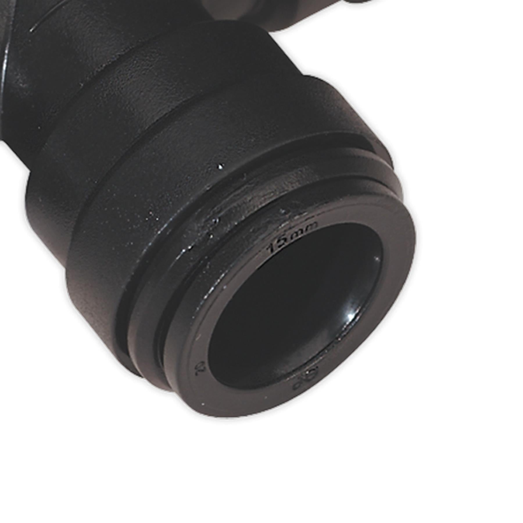 Sealey Equal Tee 15mm Pack of 5 (John Guest Speedfit - PM0215E)