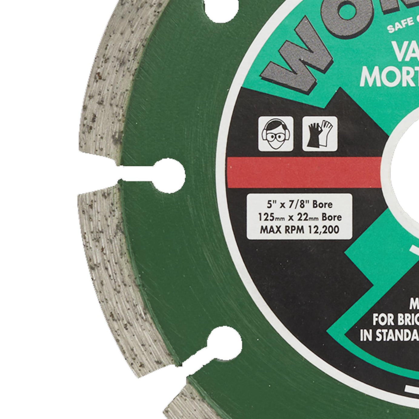 Sealey Value Plus Diamond Blade 125 x 22mm Cutting hard and medium