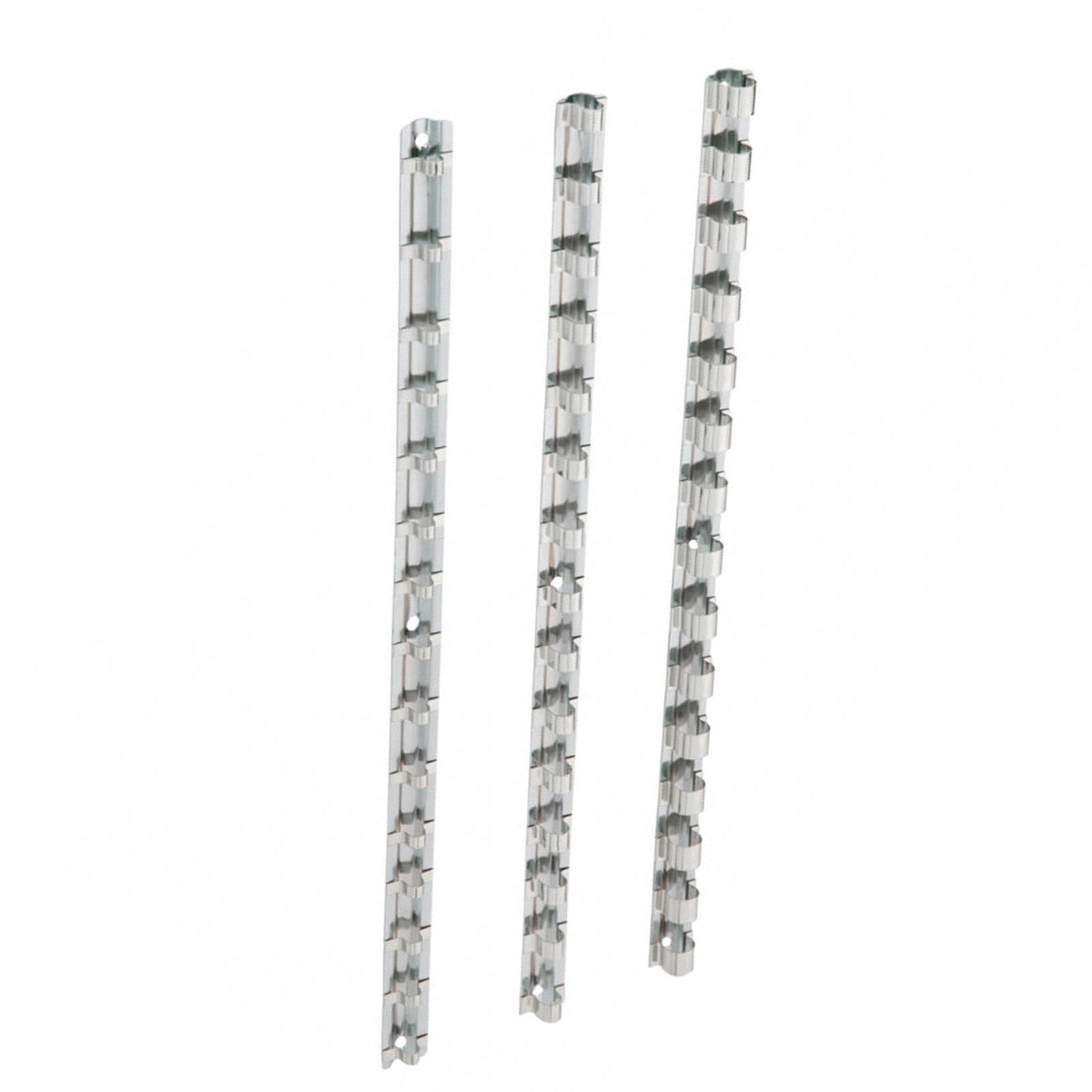 BlueSpot 3Pce Socket Rails High Shine Finish For 1/4" 1/2" 3/8" Sockets High Quality New