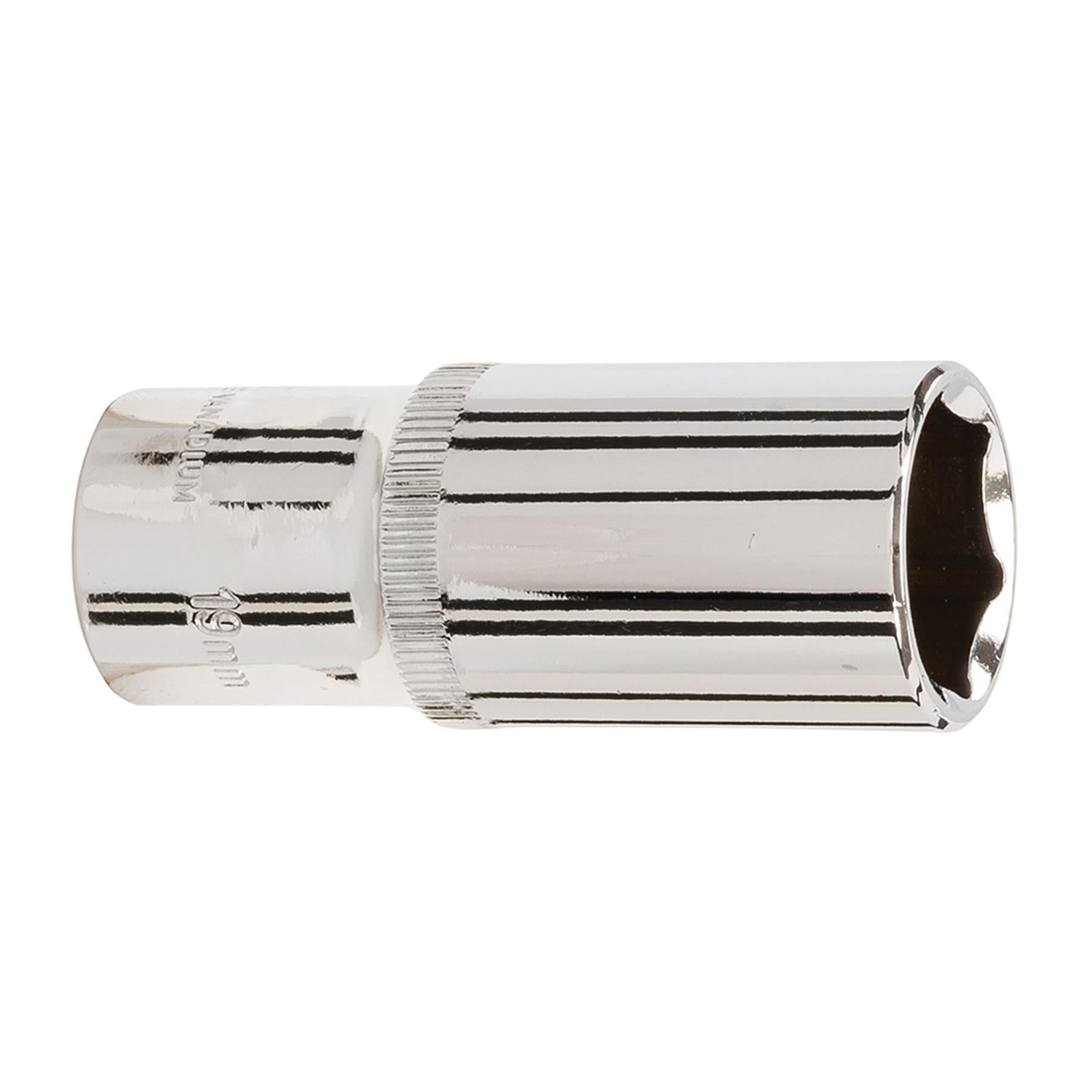 Deep Socket 3/8" Drive 6pt Metric 6 Point Hex Corrotion Resistant Socket 19mm
