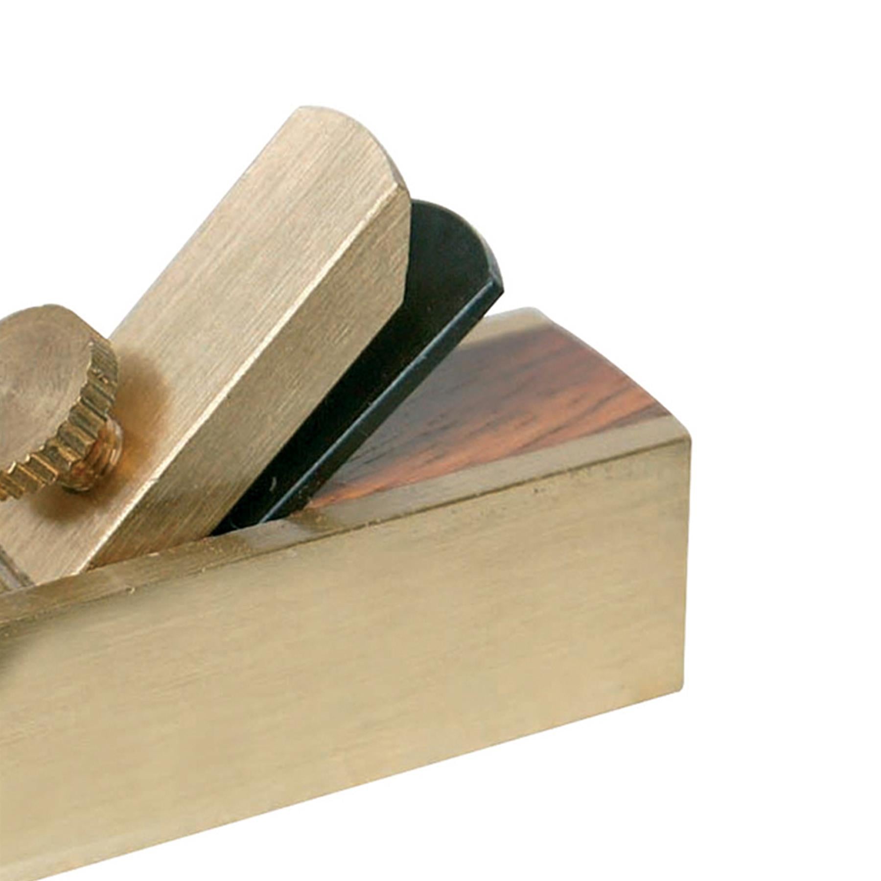 72mm BRASS & ROSEWOOD Mini Block Plane - Woodwork Carpentry Precise Planer