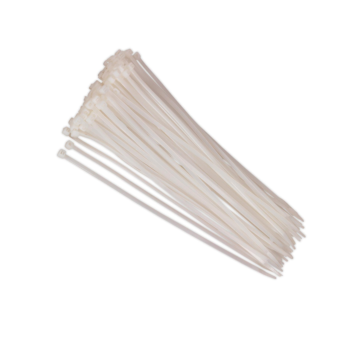 Sealey Cable Tie 300 x 4.8mm White Pack of 100