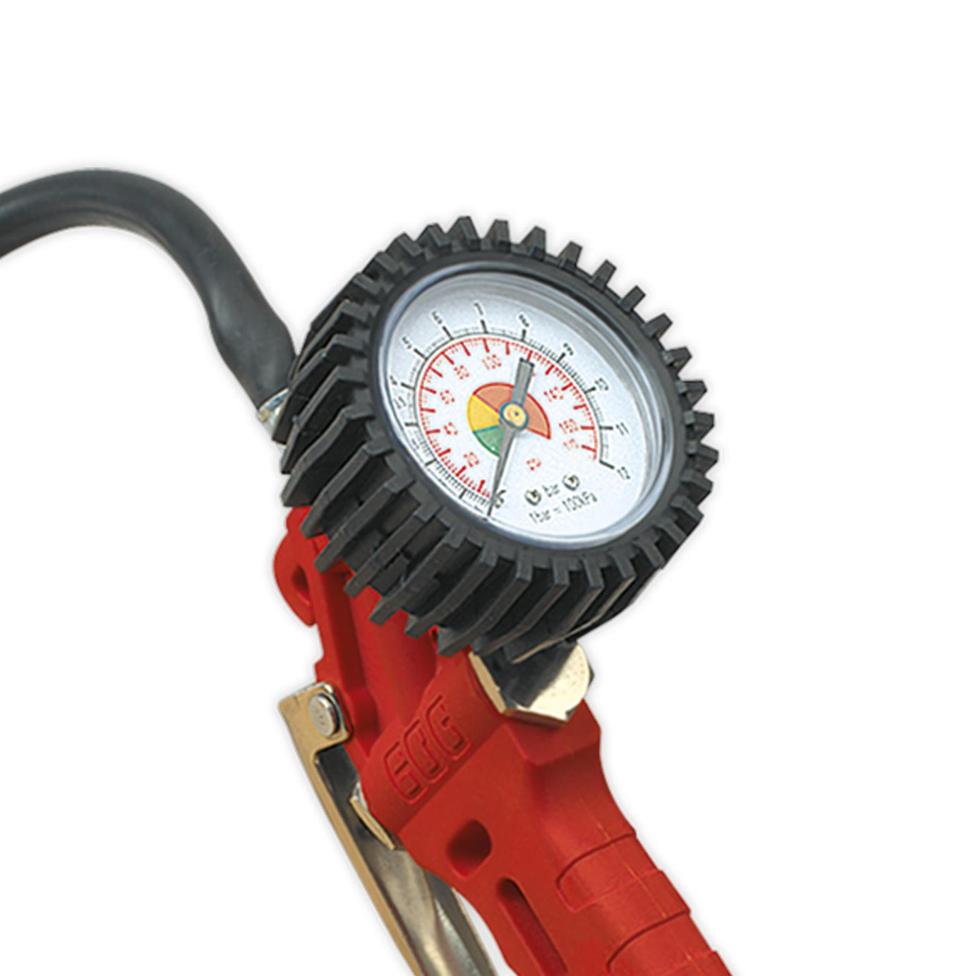 Sealey Tyre Inflator with Twin Push-On Connector