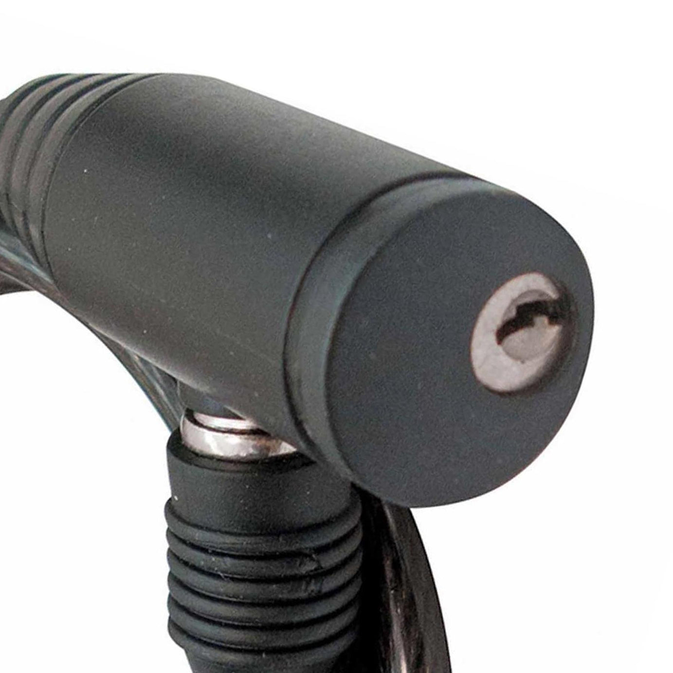 Bicycle Security Cable Lock Task Tools Black with Bracket 1000 x 6mm