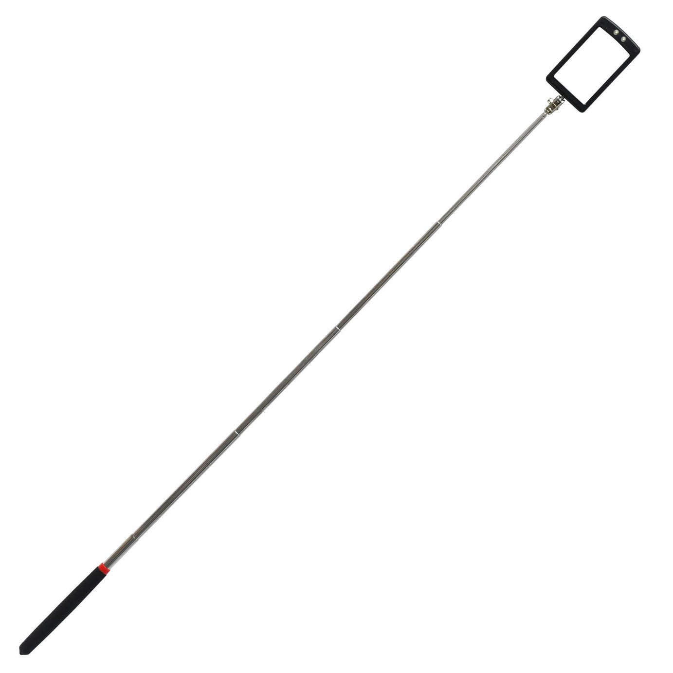 Telescopic Light Inspection Mirror With 2 Bright LED Grip Extends 29-87cm