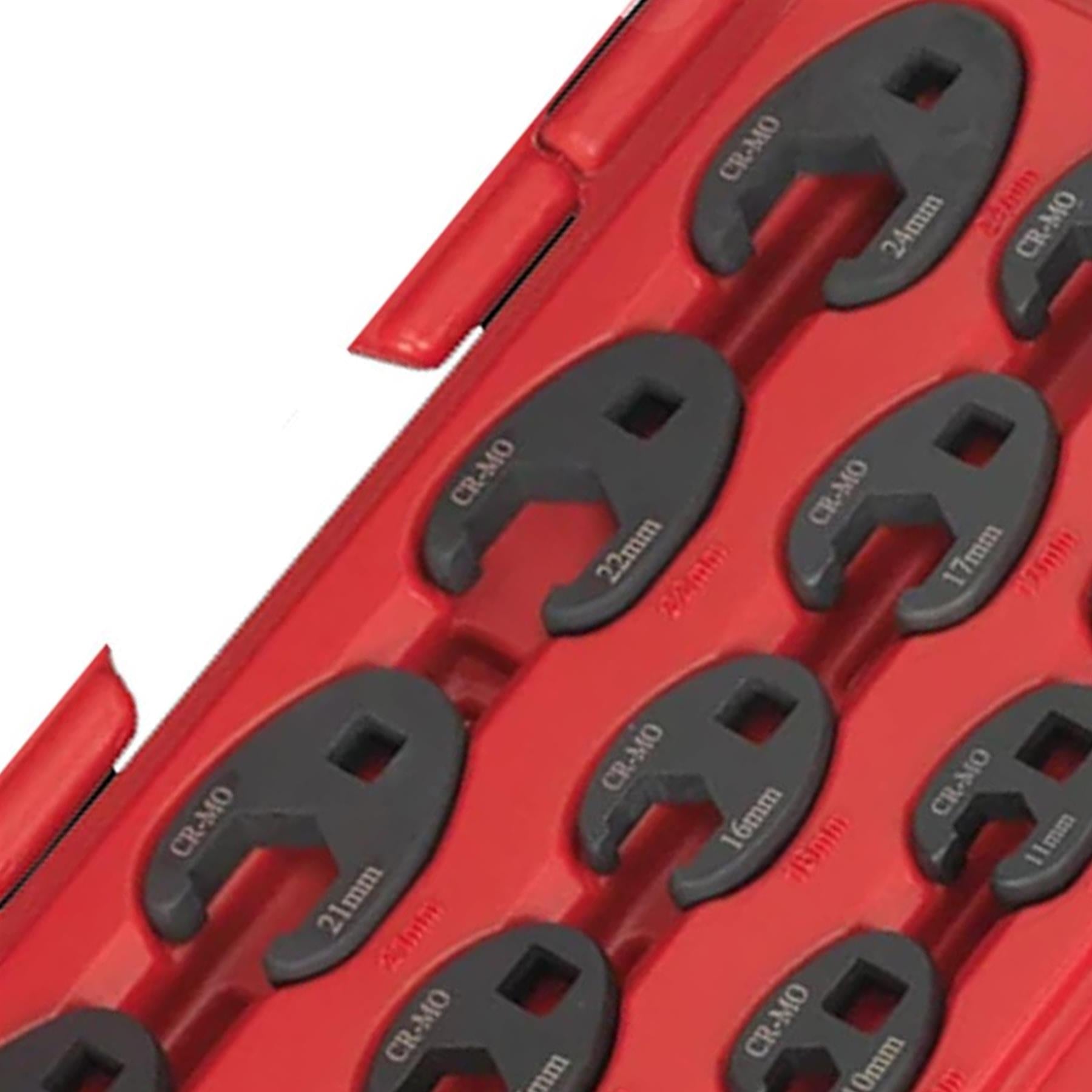 Sealey Crow's Foot Spanner Set 15pc 3/8"Sq Drive Metric