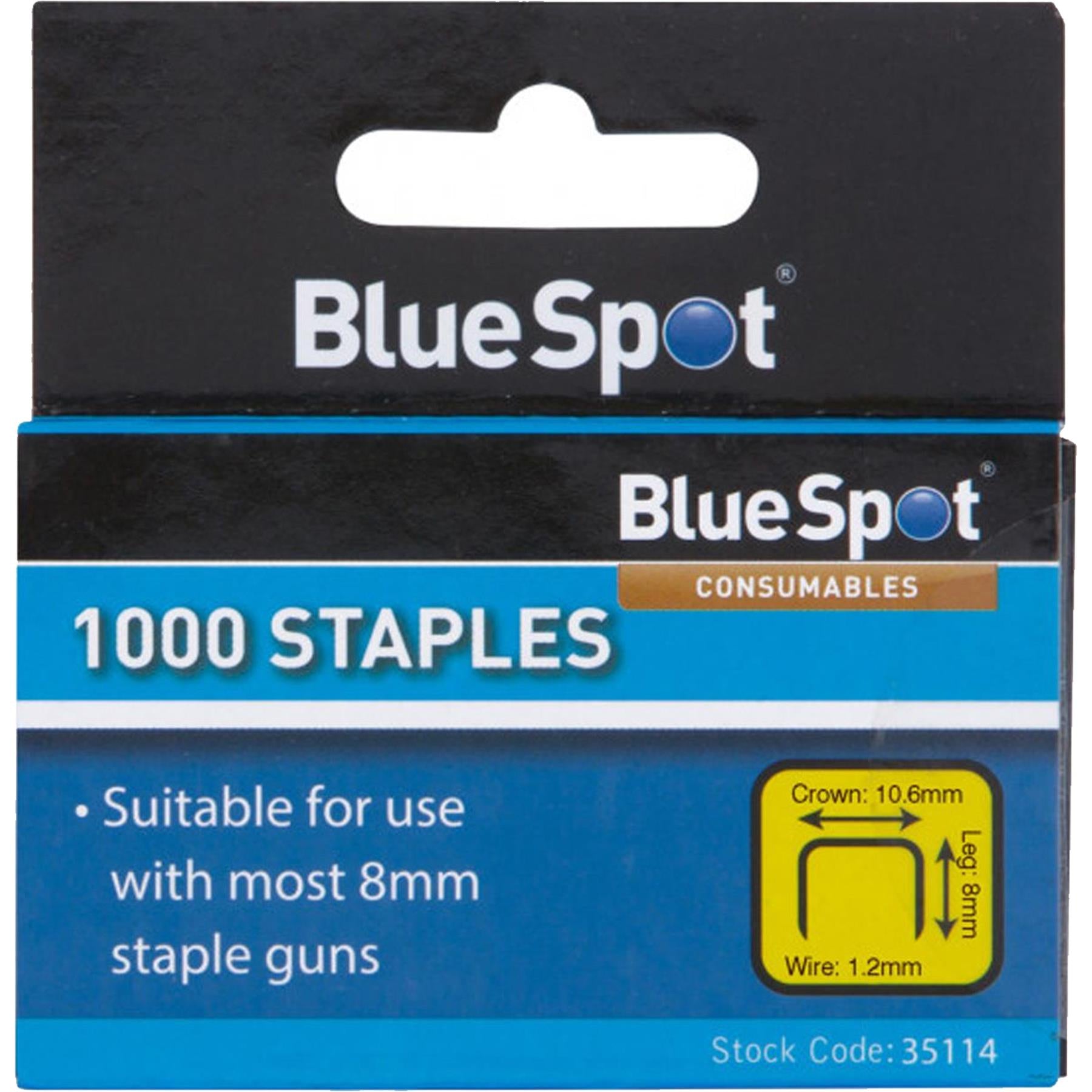 Heavy Duty Staple Gun & Staple Remover 3 Way Set Upholstery Metal Bluespot