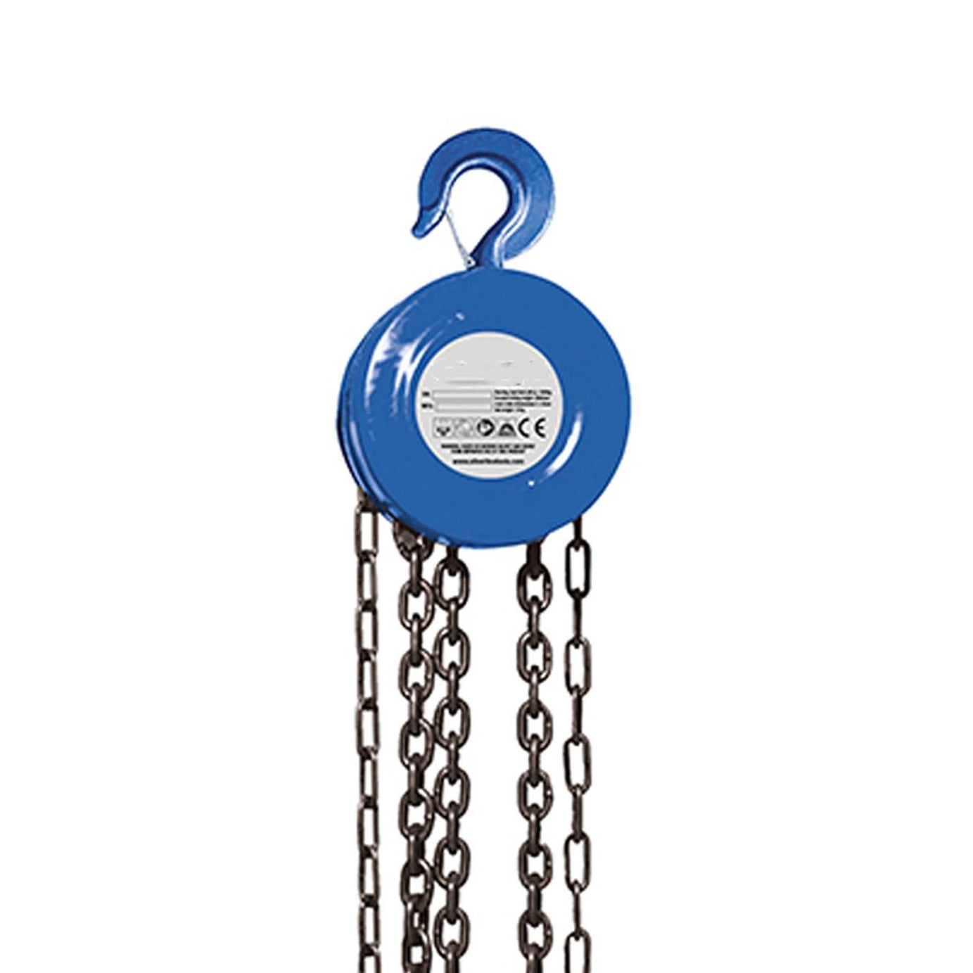 1 Ton 2.5M Lift Height & Tackle Pulley Block Winch Lightweight Restricted Spaces