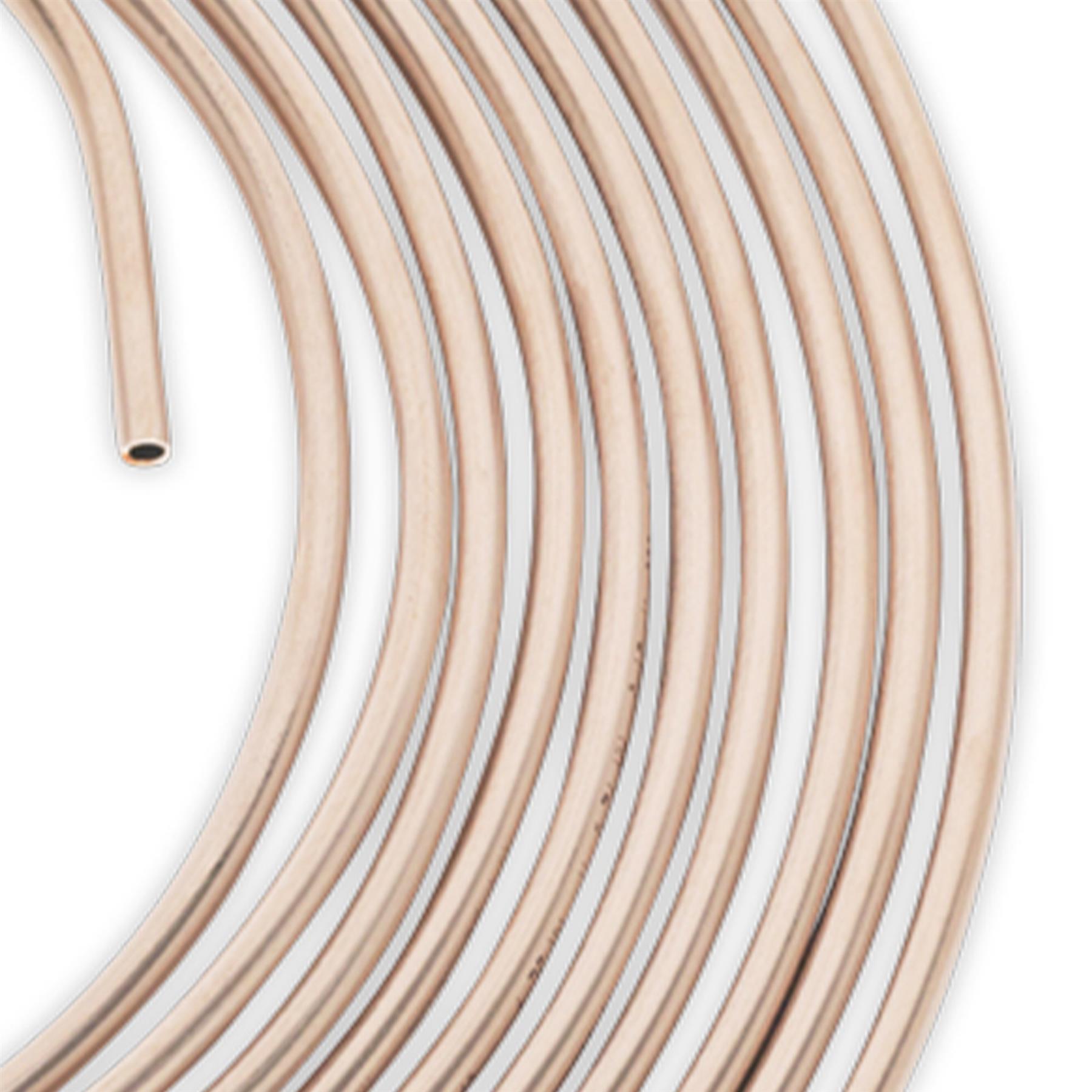Sealey 25ft 3/16" Brake pipe Seamless Tube Cupro-Nickel 22 Gauge