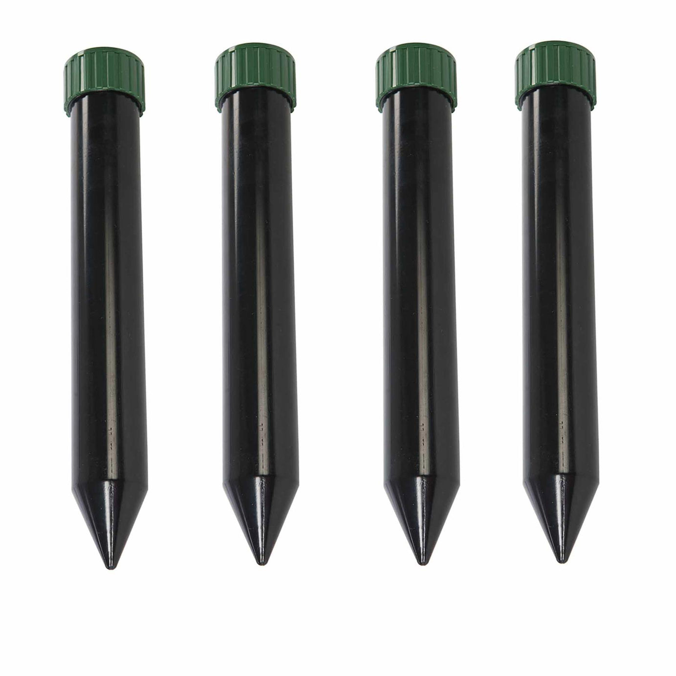 4 x Battery Powered Ultra Sonic Spike Mole Rodent Deterrent Repellent