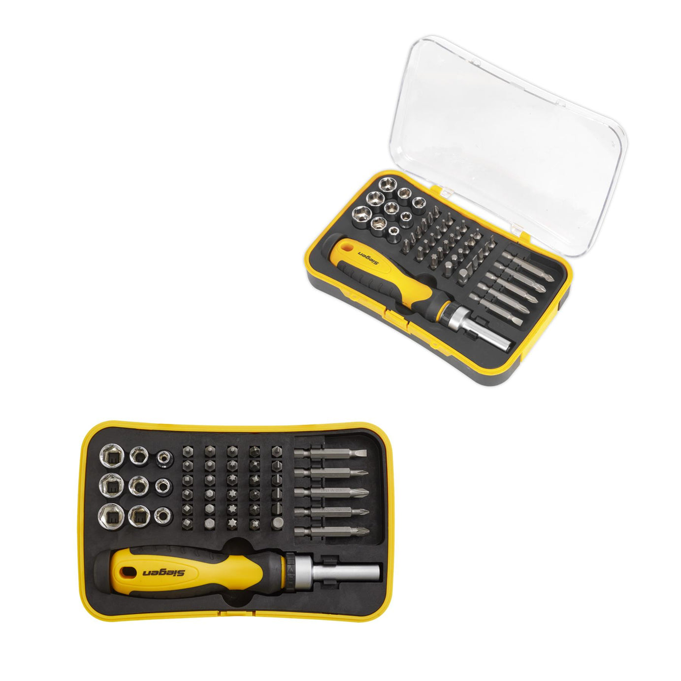 Sealey Socket & Bit Set 45pc Ratchet Screwdriver