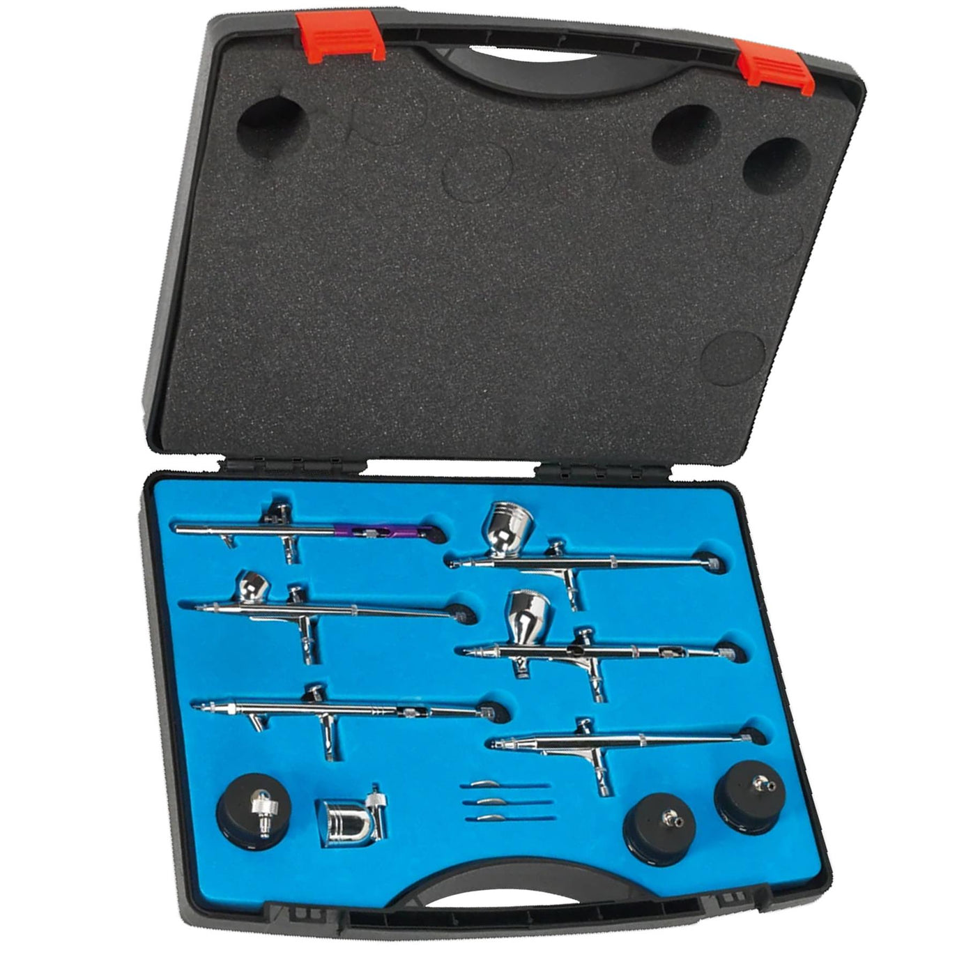 Sealey Air Brush Kit 10pc Gravity/Suction Feed