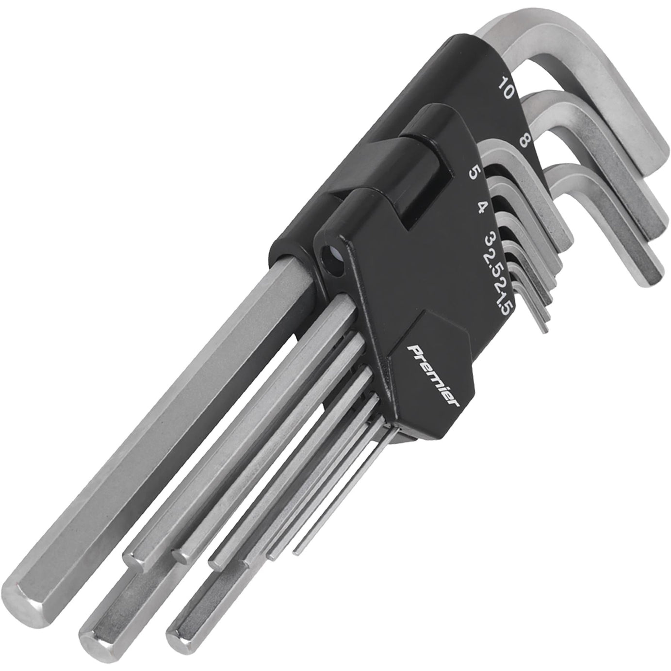 Sealey Hex Key Set 9pc Long Metric