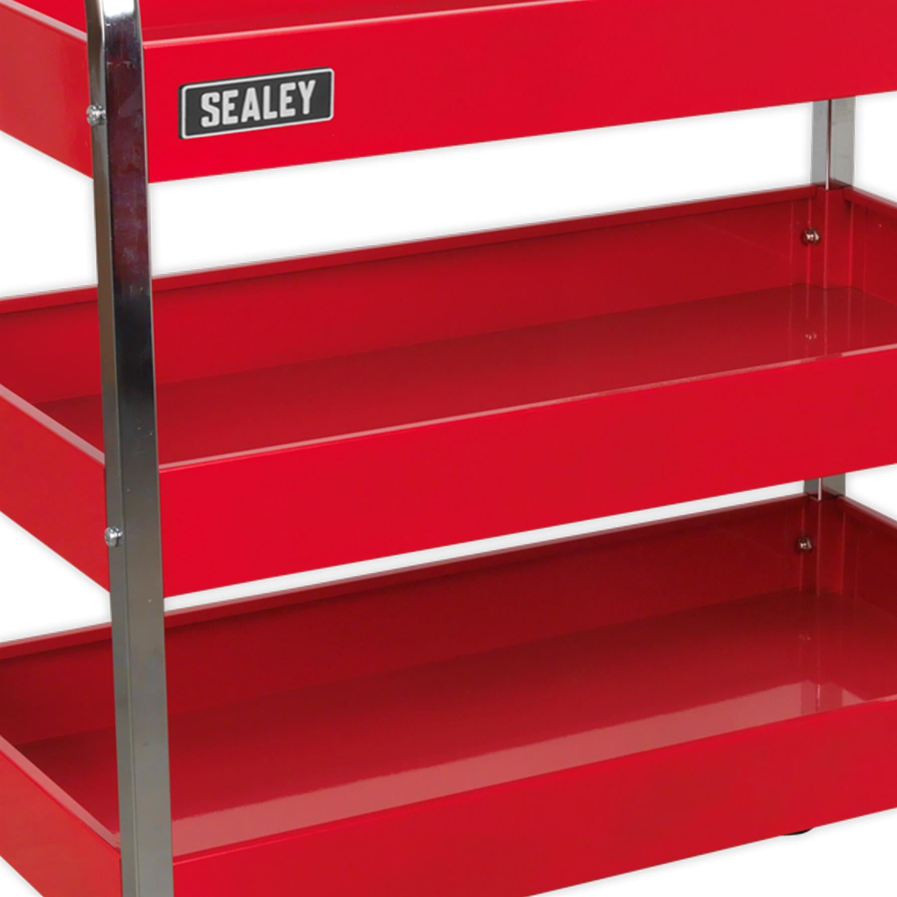Sealey Trolley 3-Level Heavy-Duty  50kg capacity per shelf