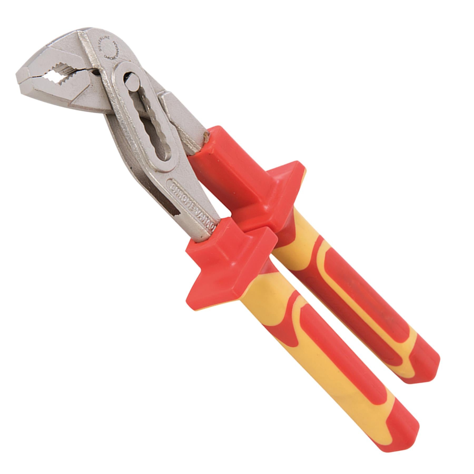 VDE Expert Waterpump Pliers - 240mm Drop-Forged Chrome Vanadium Soft Grip Handle