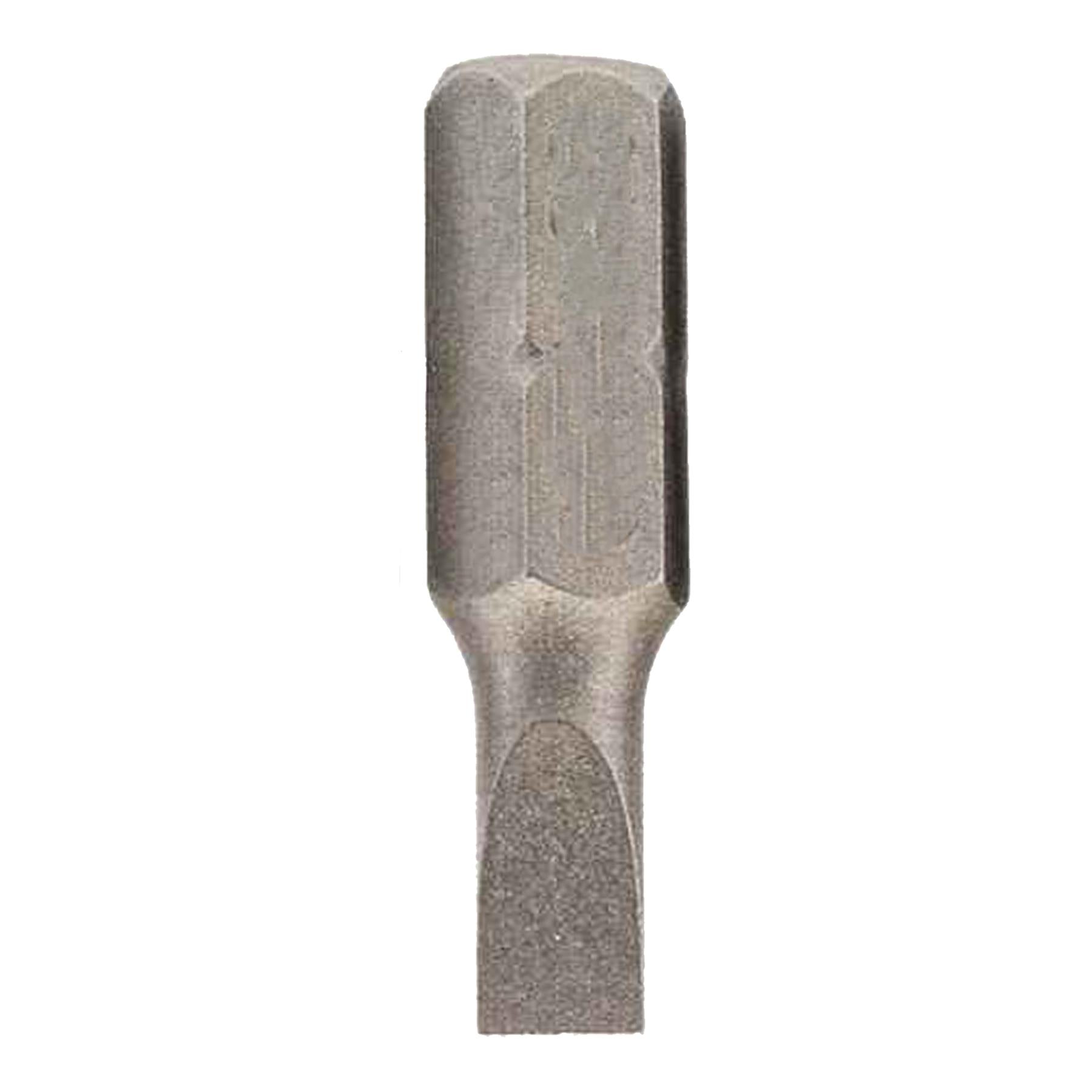 Slotted Screwdriver Bits 6mm CRV Chrome Vanadium Steel 1/4" Hex Drive 1Pc