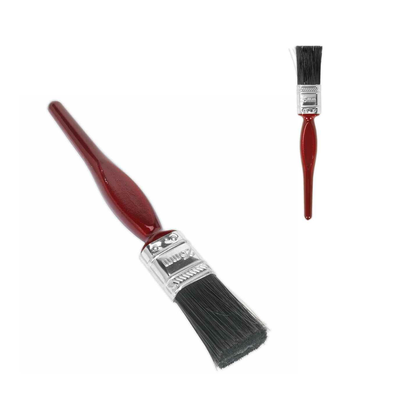 Sealey Pure Bristle Paint Brush 25mm Pack of 10
