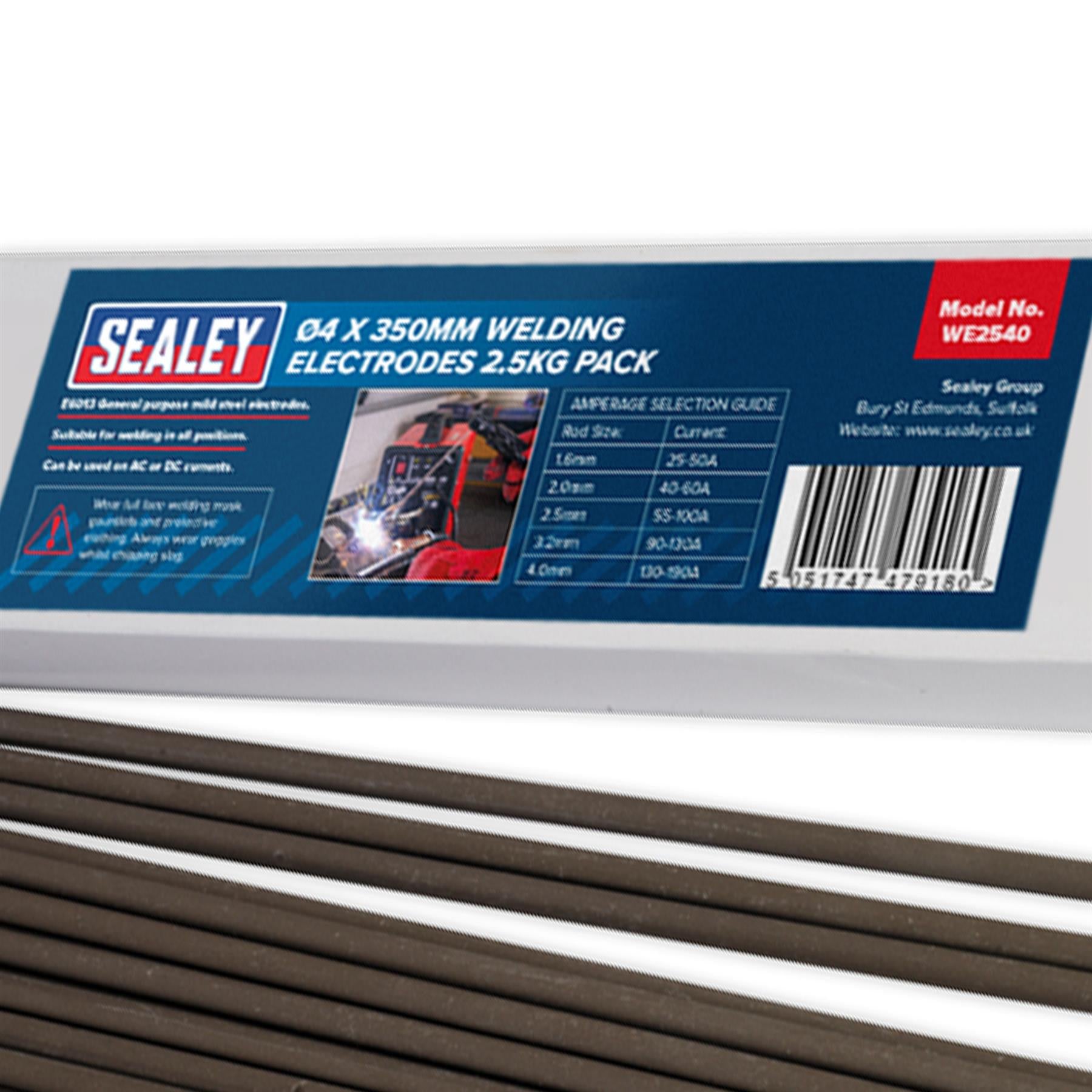 Welding Electrodes 4 x 350mm 2.5kg Pack Mild Steel Sealey