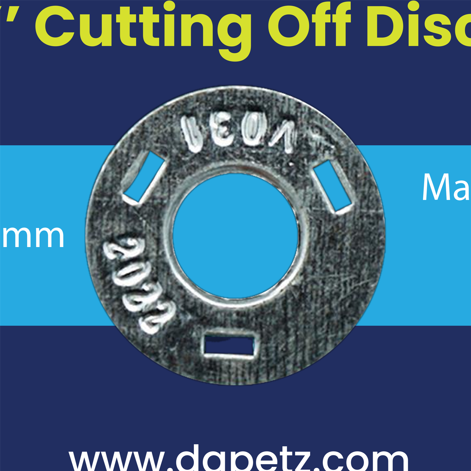 Air Cut Off Tool Discs for Exhaust Pipes