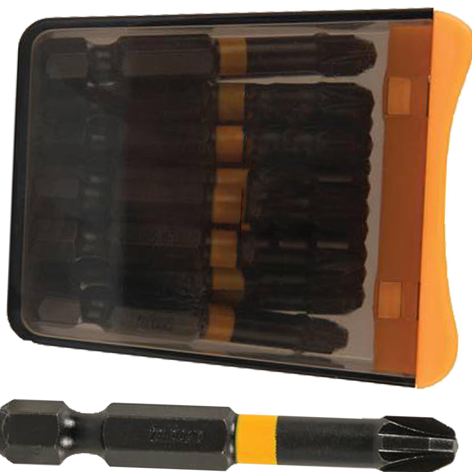 Pozi Screwdriver Impact Bit PZ3 High Torque Premium S2 Steel Drills 50mm 15pcs