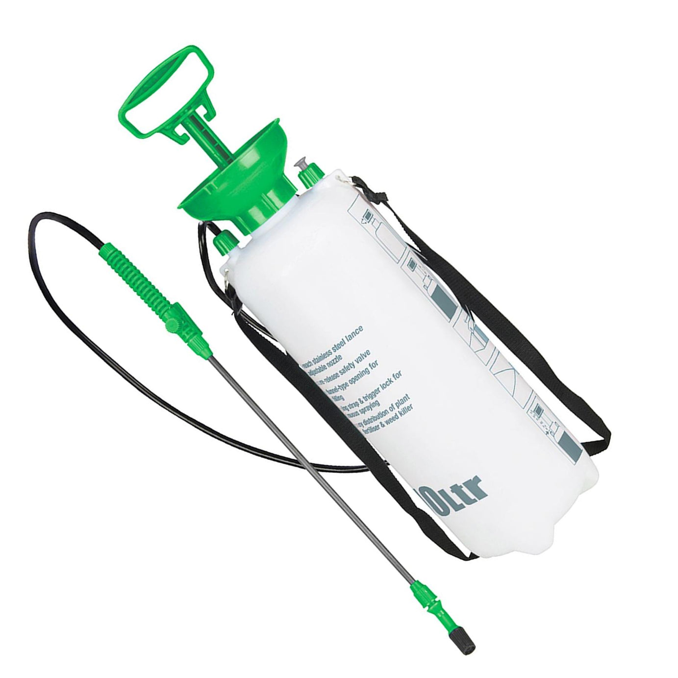 10 Liter Pressure Garden Sprayer For Easy Spraying Of Water-Based Liquids