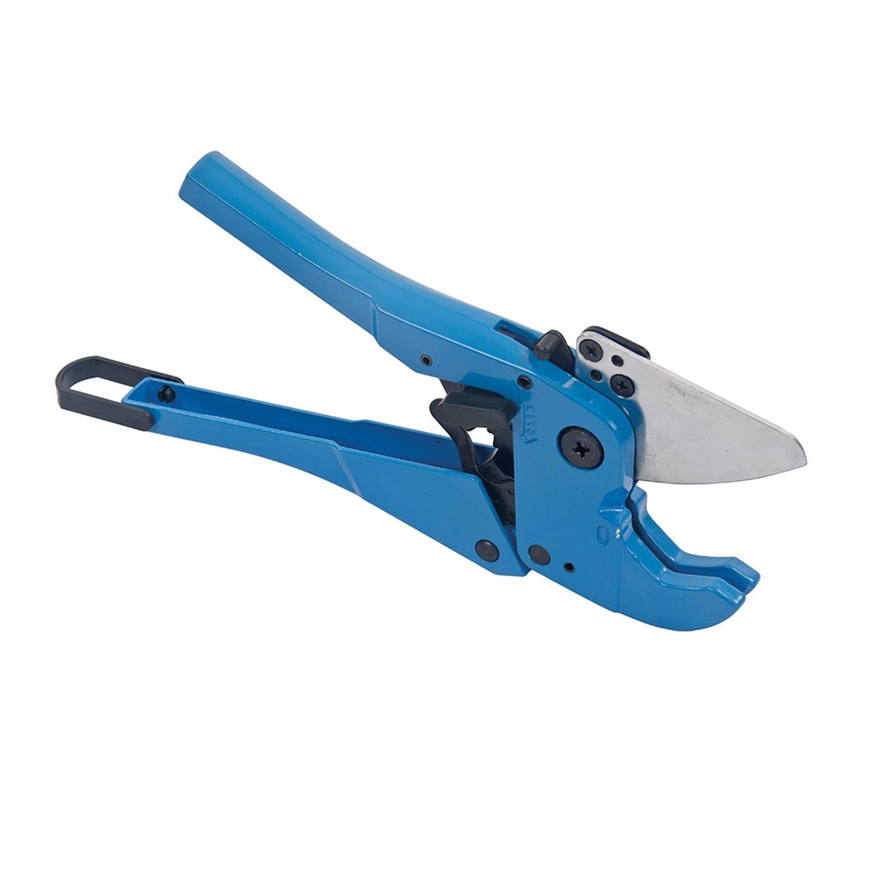 Expert Ratchet Plastic Pipe Cutter 42mm Hardened And Tempered Steel Blade