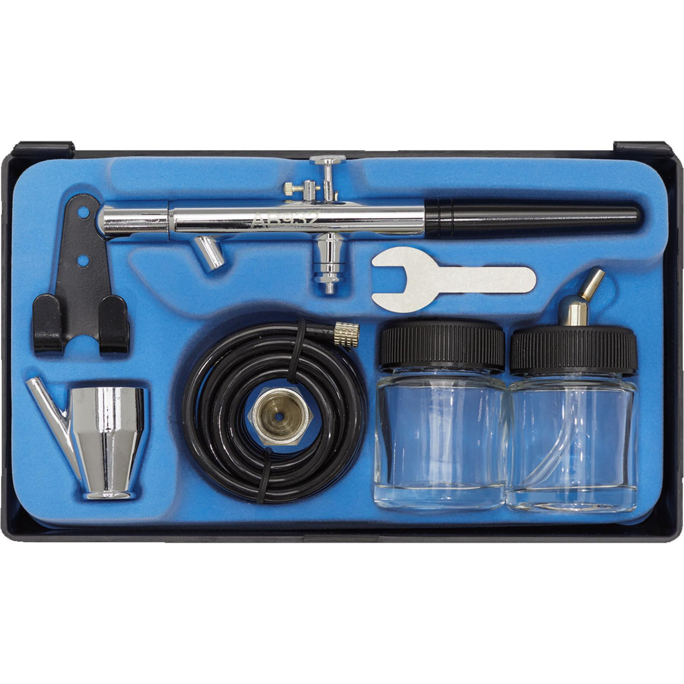 Sealey Airbrush Kit Professional Metal Body With Suction Bottle Without Propellant