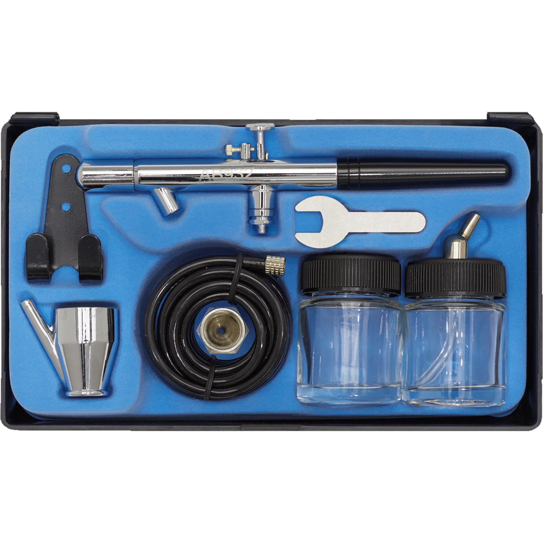Sealey Airbrush Kit Professional Metal Body With Suction Bottle Without Propellant