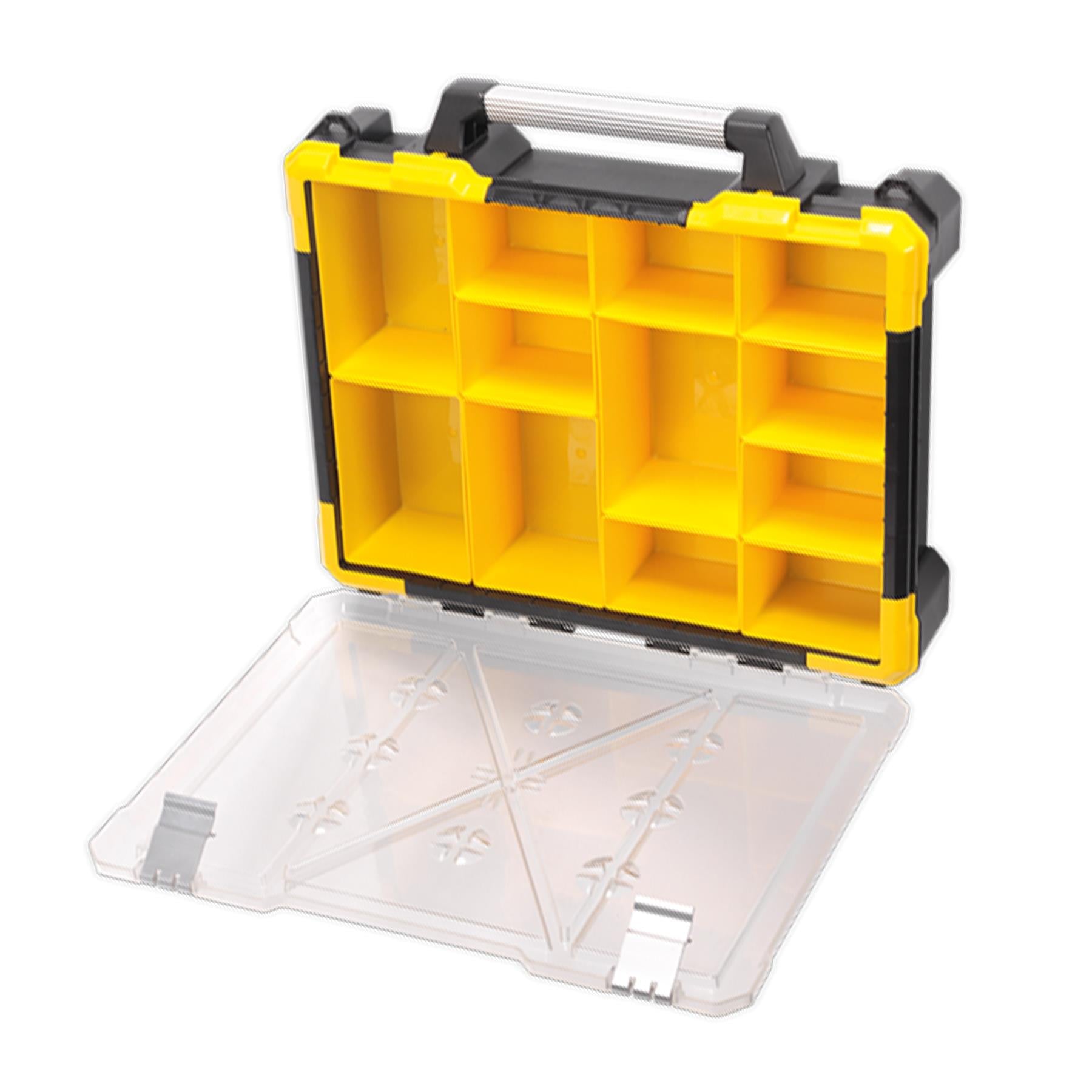 Sealey Parts Storage Case with 12 Removable Compartments