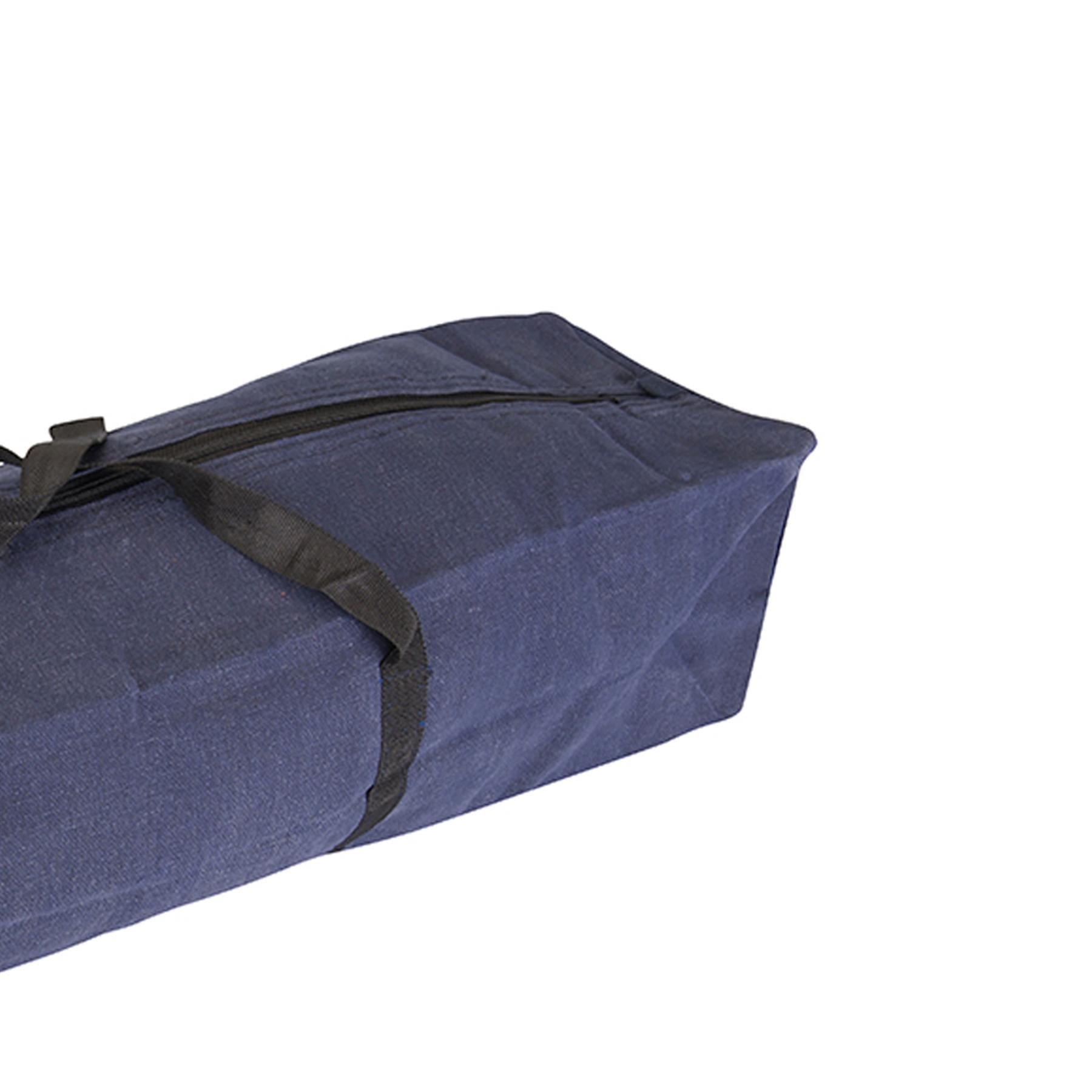 Heavy Duty Cotton Canvas Tool Bag Strong Handles Zip 3 Sizes 760mm