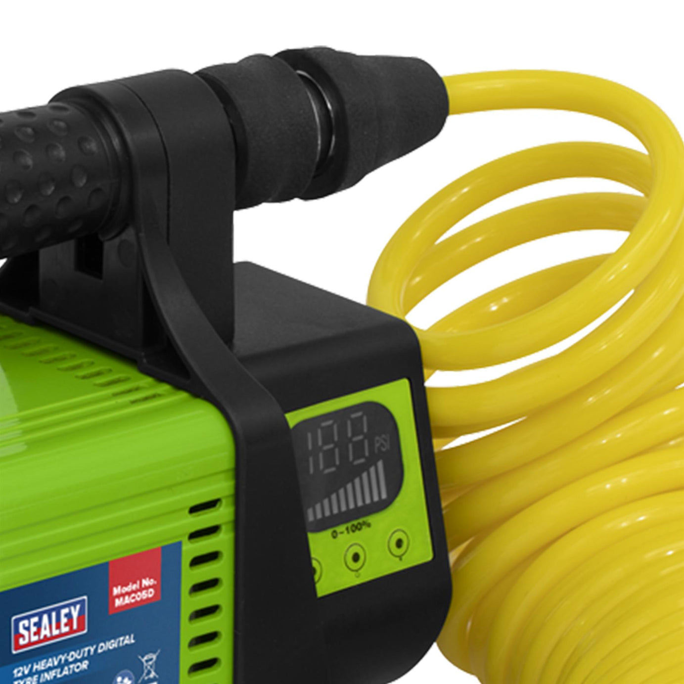 Sealey Digital Tyre Inflator 12V Heavy-Duty