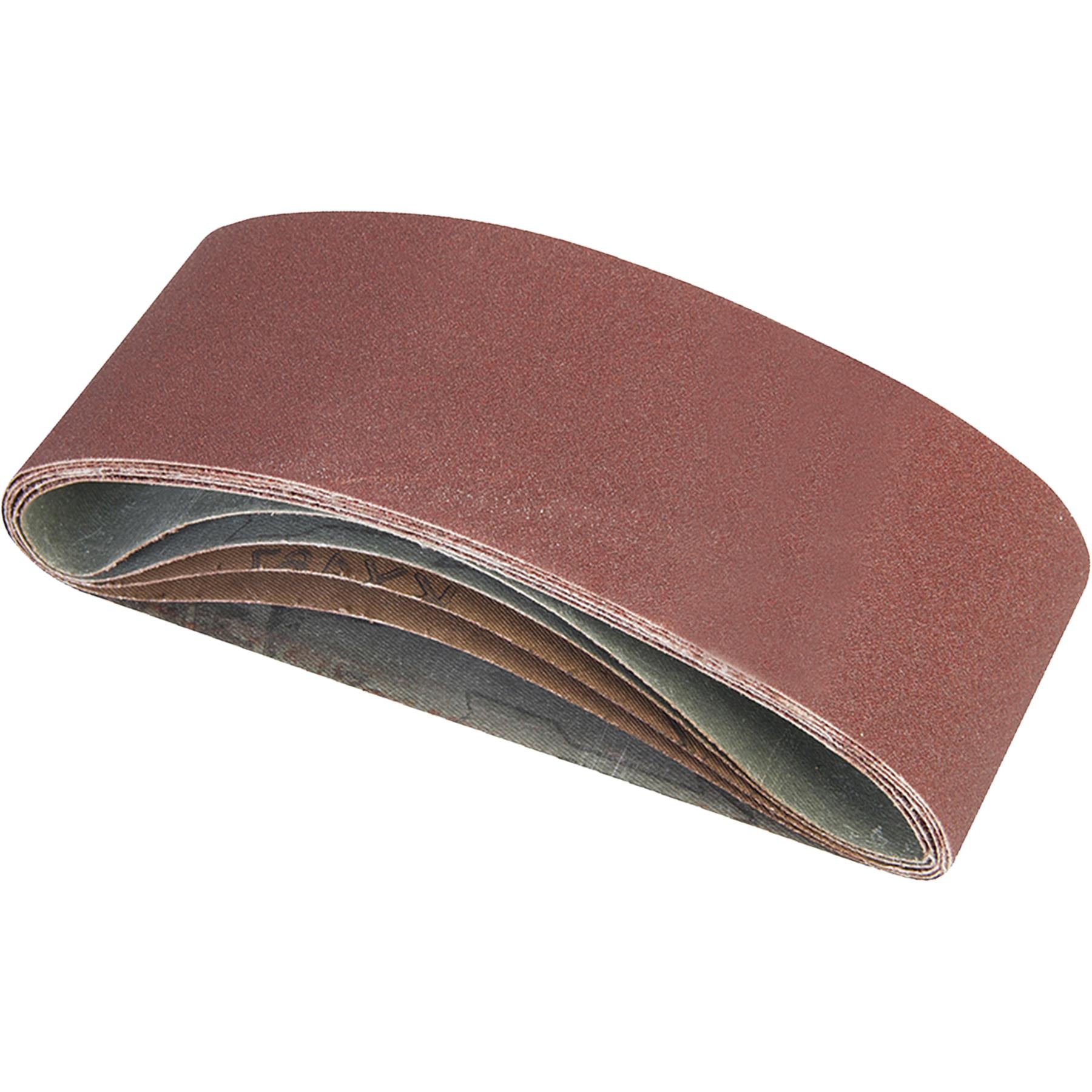 5 X Mixed Power Tool Sander Sanding Belt Belts 75mm X 457mm 40 60 80 120 Grit