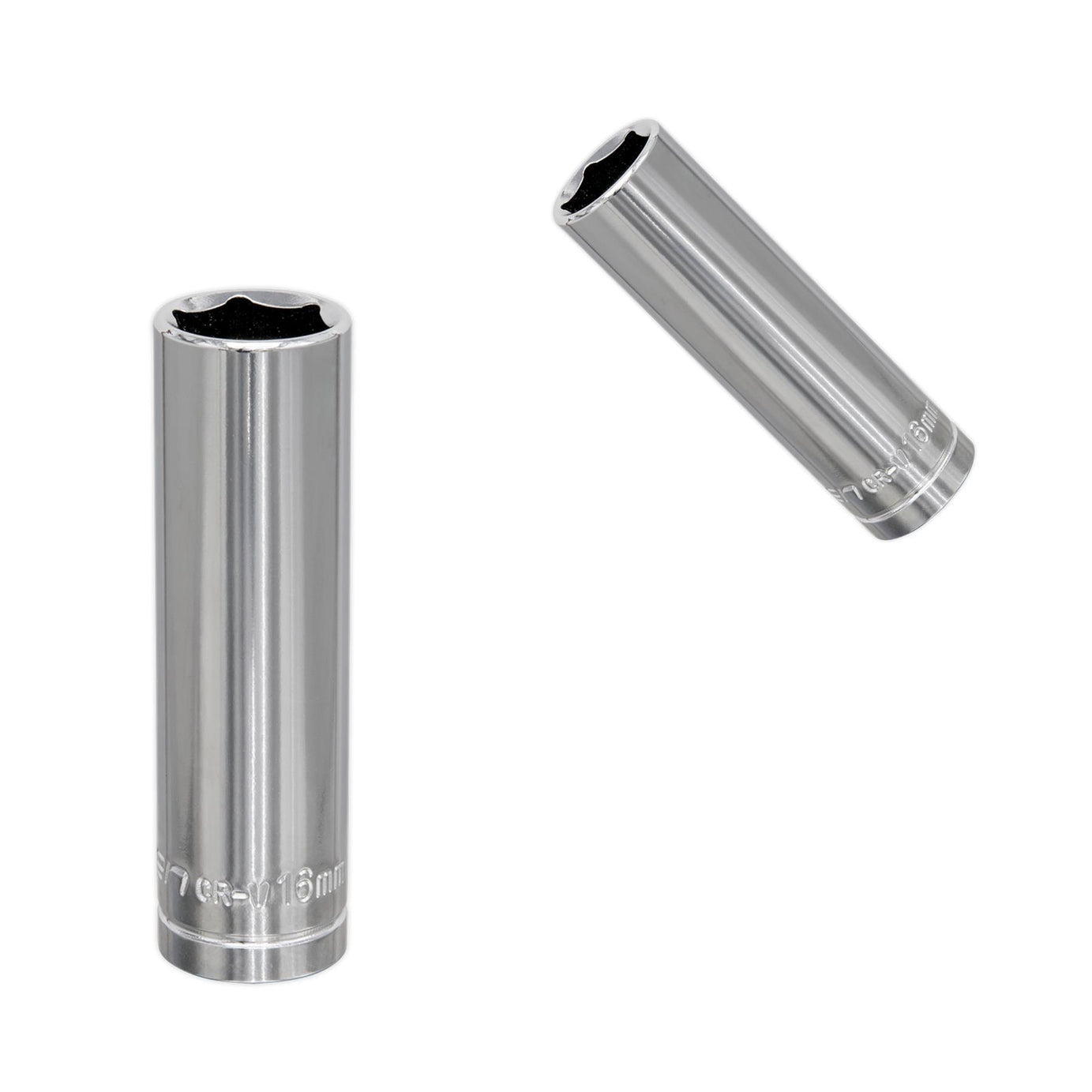 Sealey WallDrive Socket 15mm Deep 1/2"Sq Drive Carbon Steel