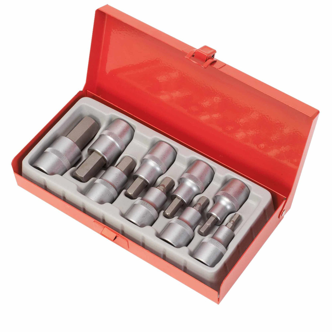 Sealey Hex Socket Bit Set 9pc 1/2"Sq Drive