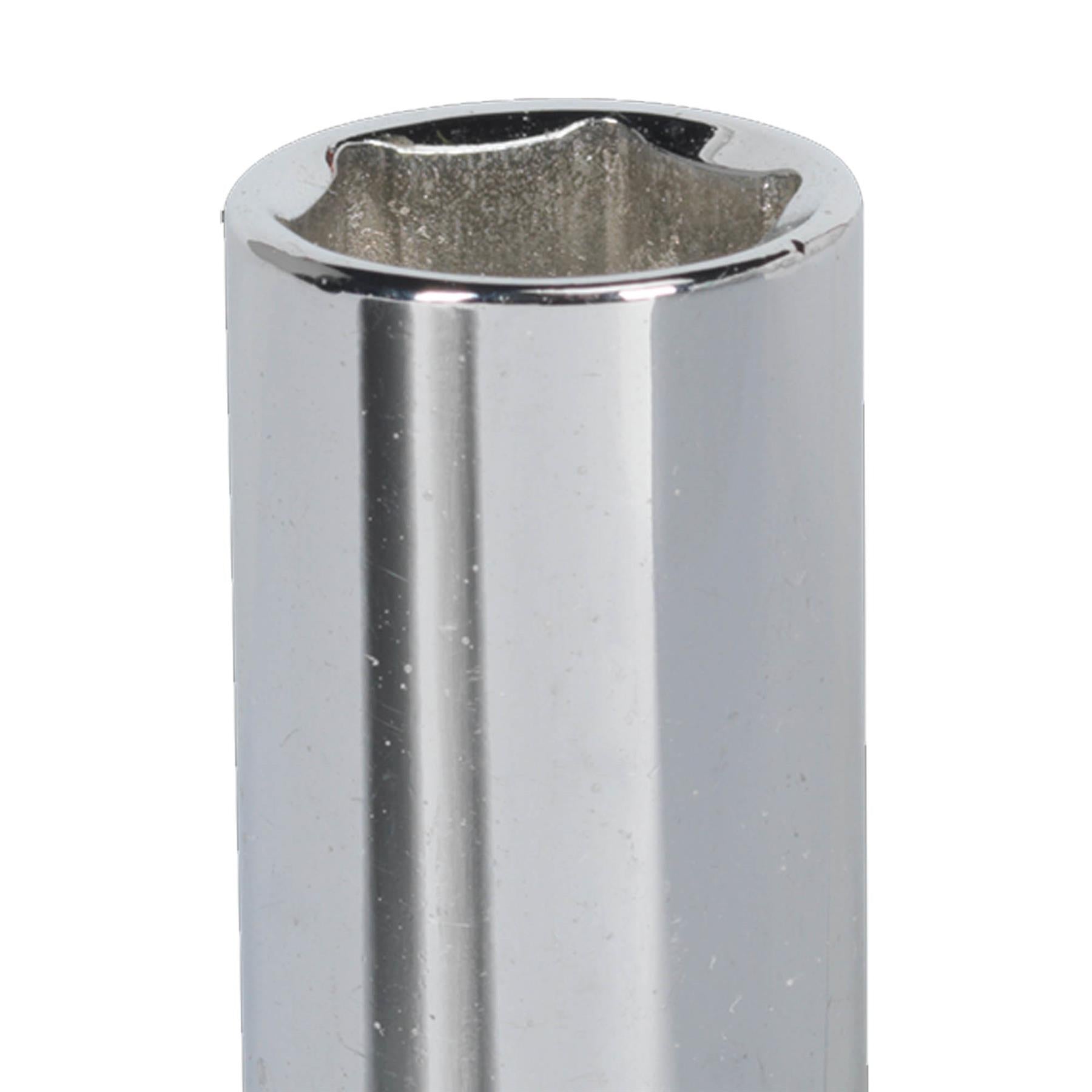 Sealey WallDrive Socket 12mm Deep 1/4"Sq Drive Fully Polished