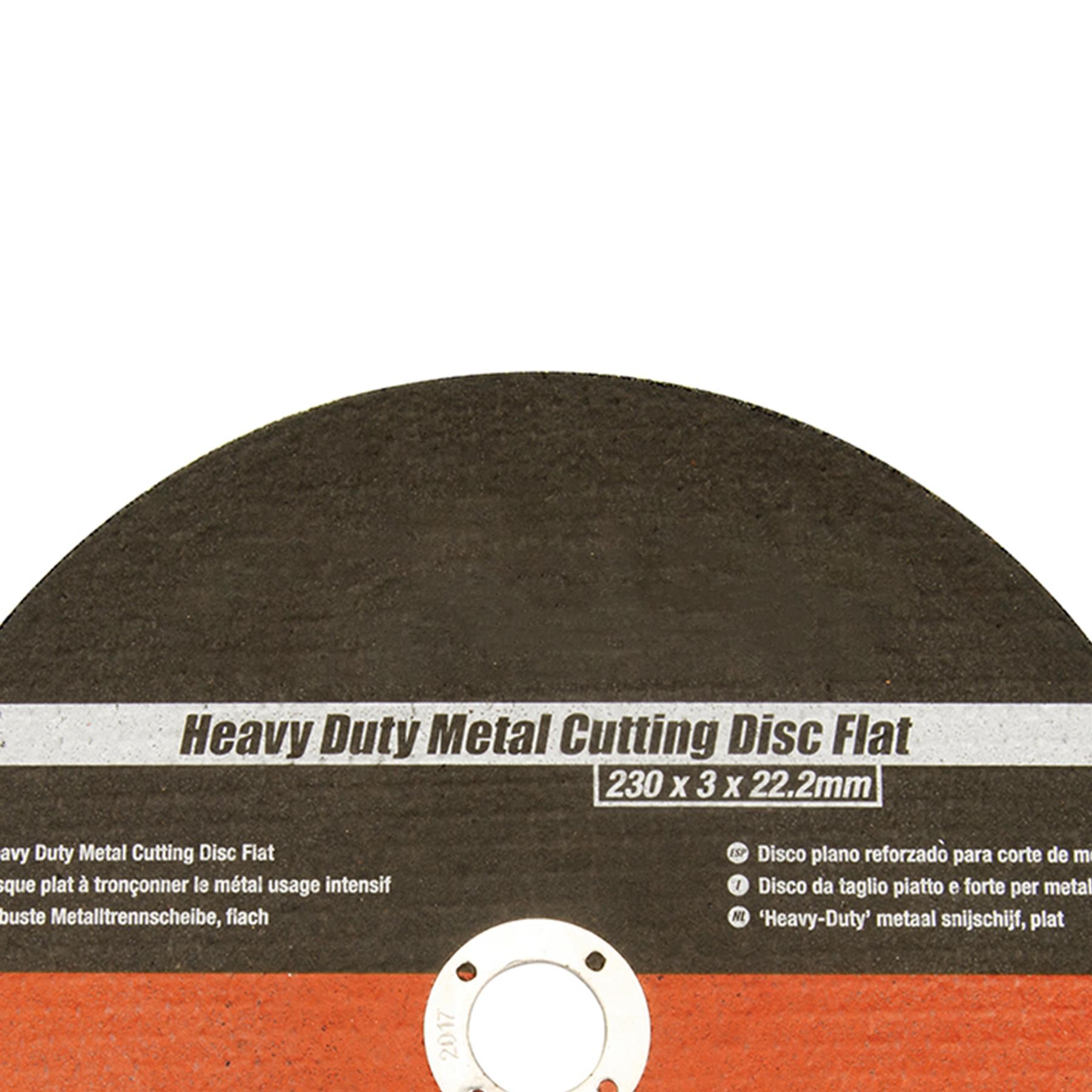 Heavy Duty Metal Slitting Cutting Disc Flat 230 X 3 X 22.23mm Premium Quality