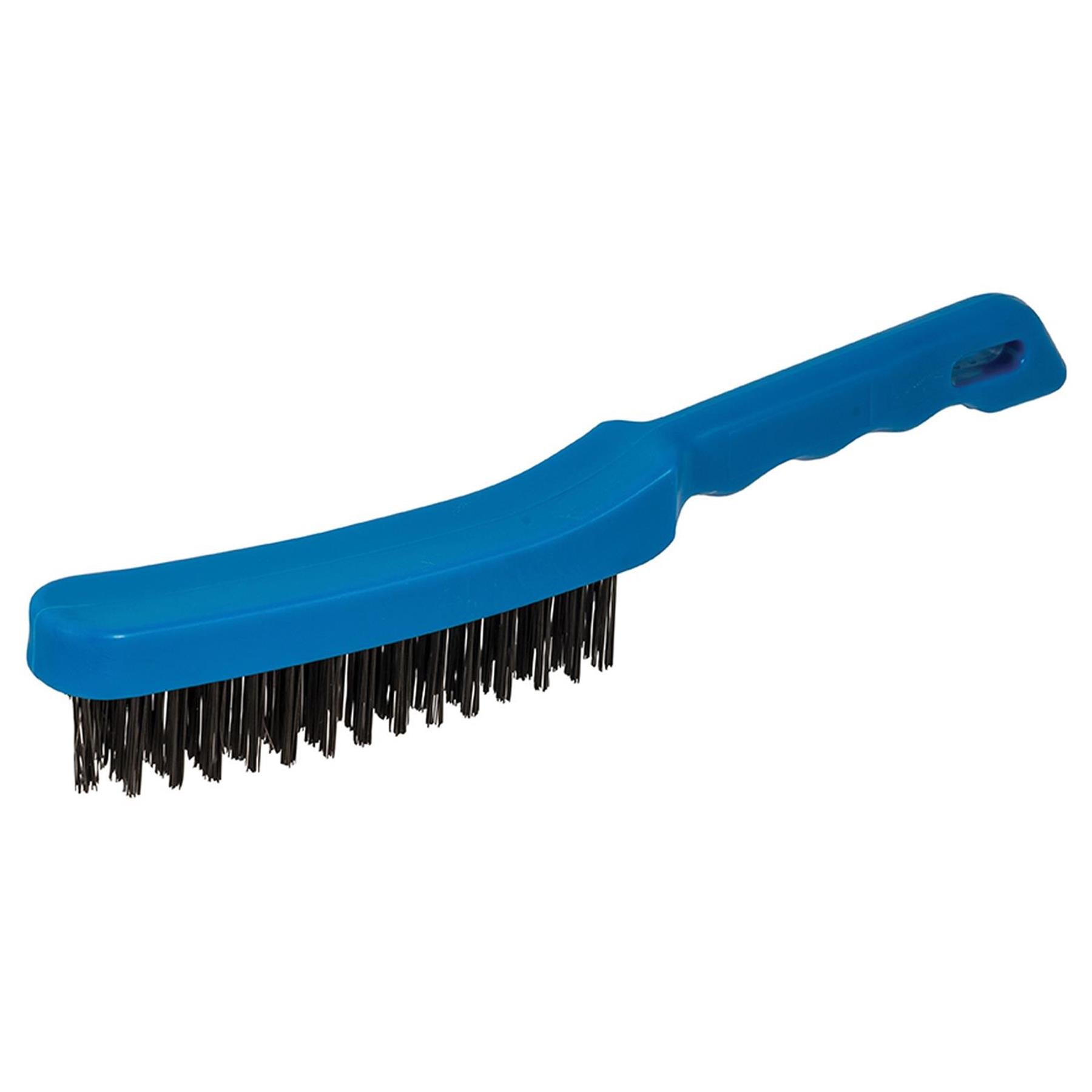 Steel Wire Brush 4 Row Removing Rust Scale Surface Preparation Cleaning Garage