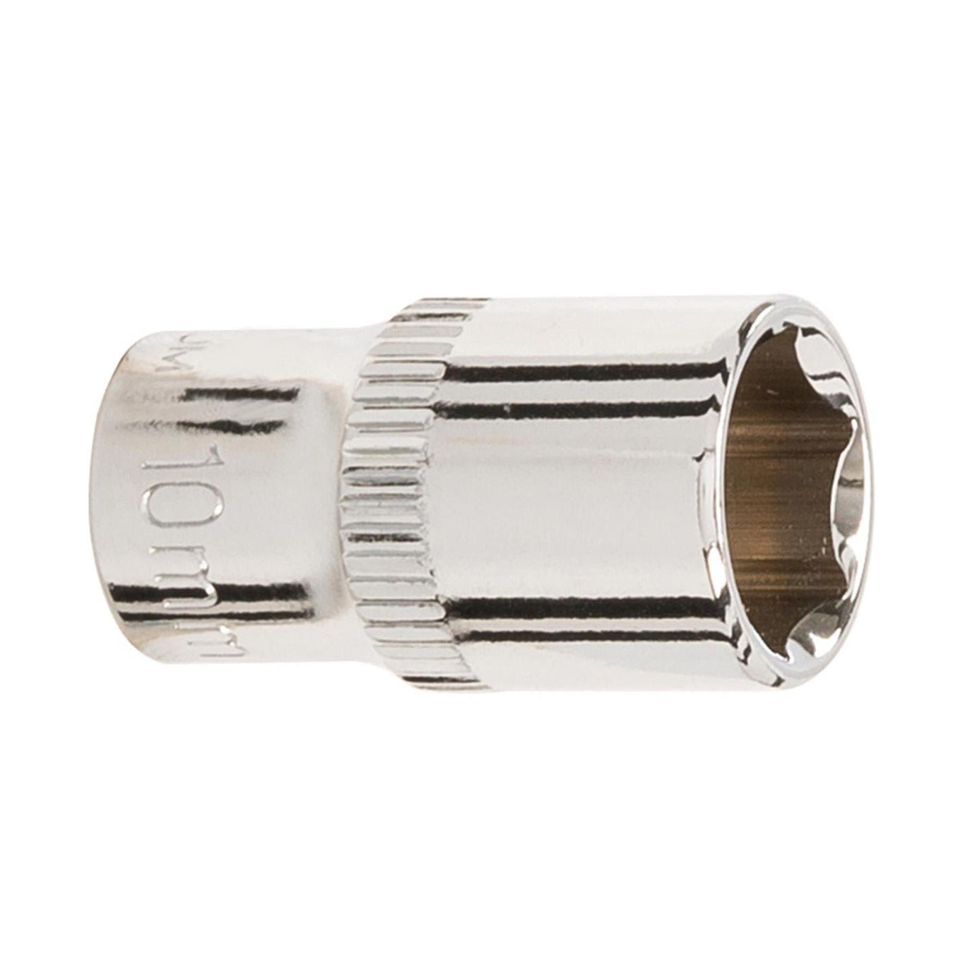 Quality Socket 1/4" Drive Metric Hex Square 10mm Individual Hex Polished Crv