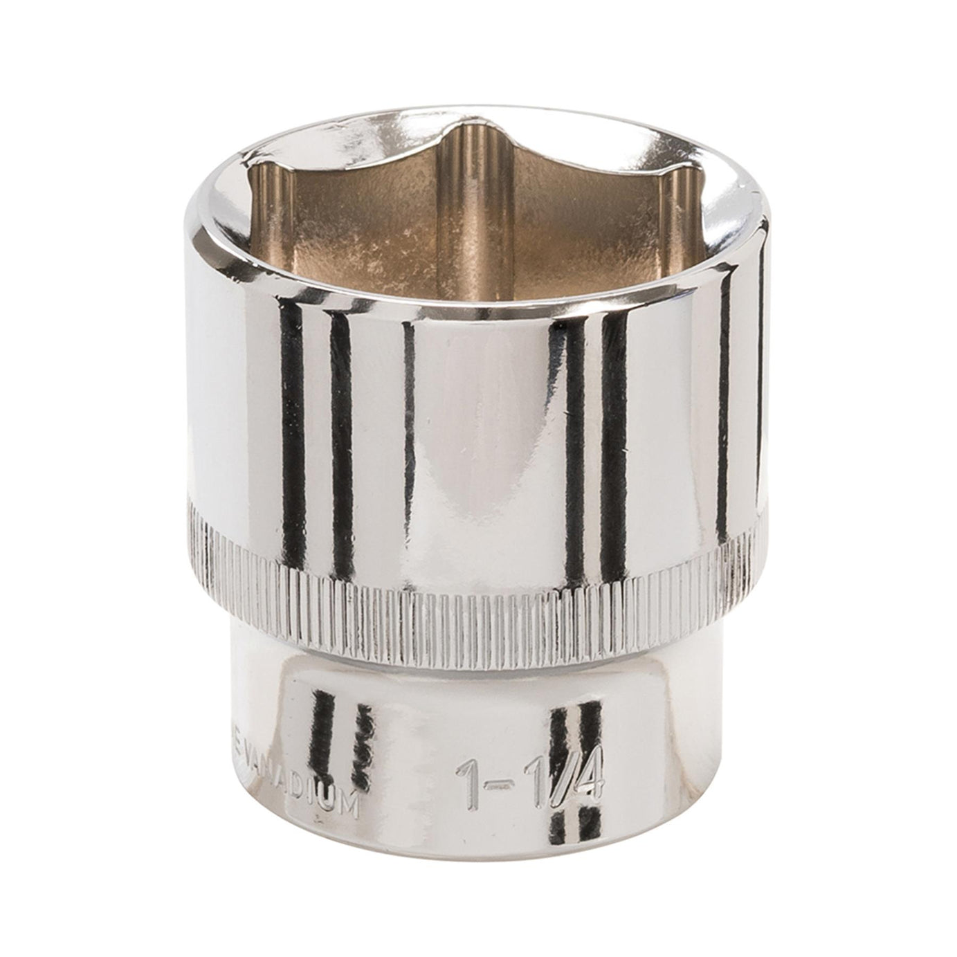 Socket 1/2" Drive Imperial 1-1/4" Chrome Vanadium Steel 6-Point Imperial Socket