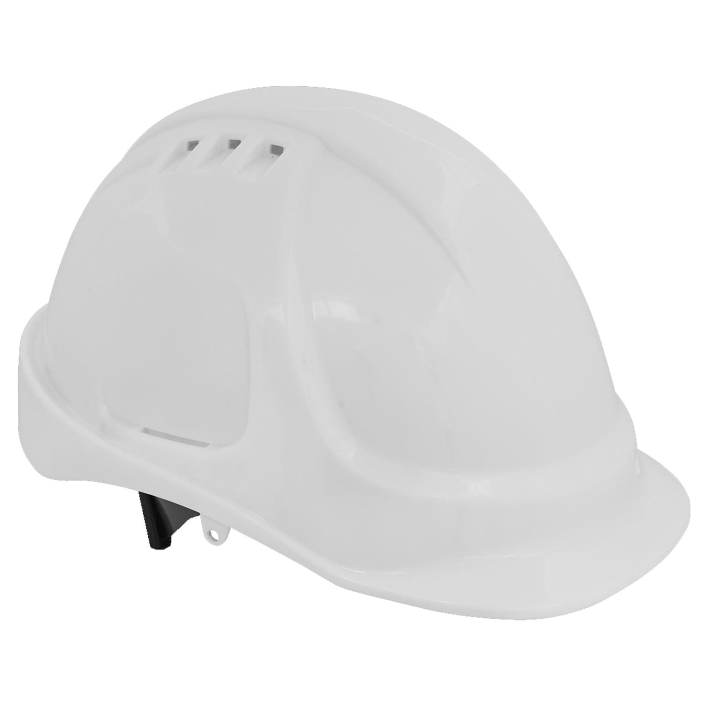 Sealey Plus Safety Helmet - Vented White Ear & Head Protection