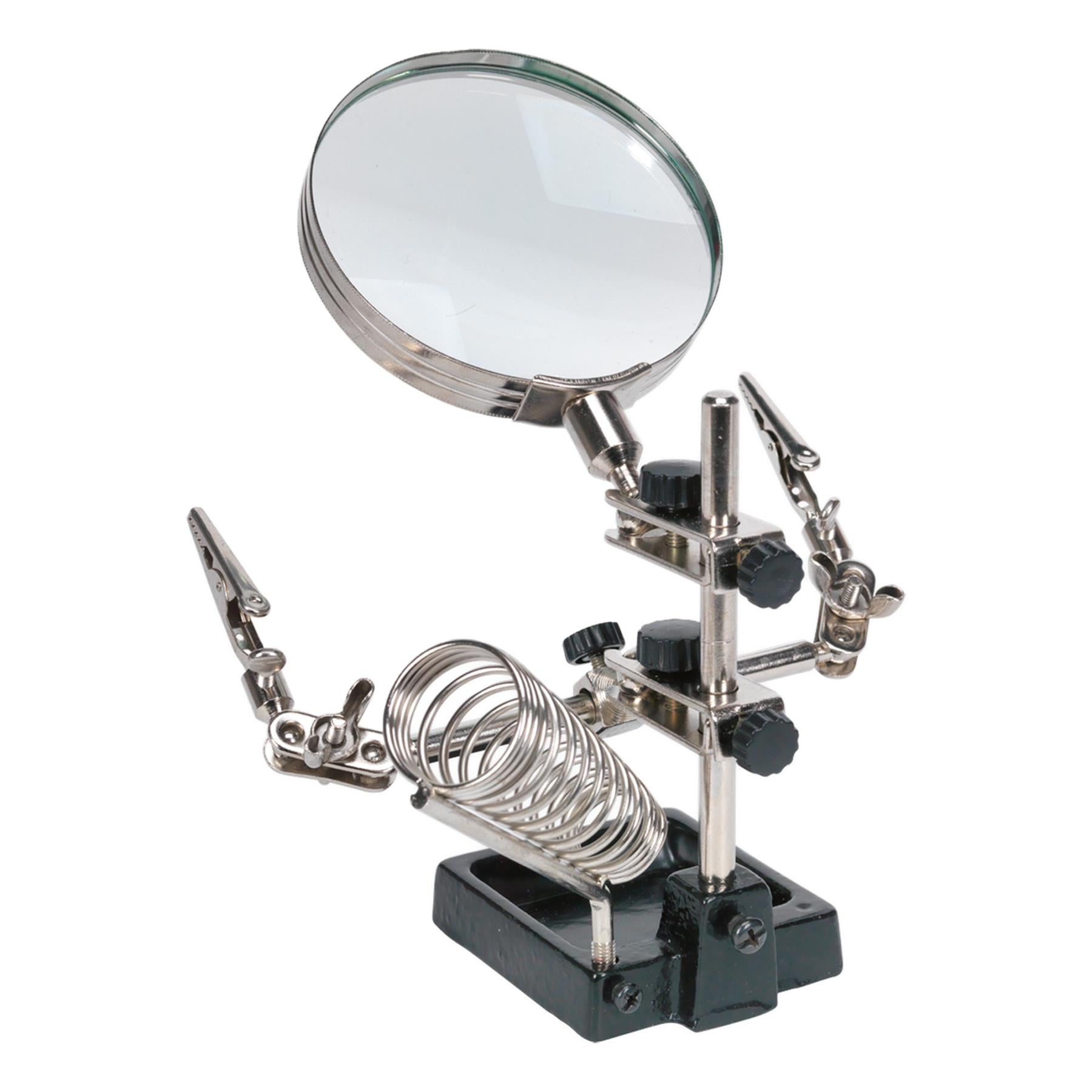 Sealey Mini Robot Soldering Stand with Magnifier & Iron Holder