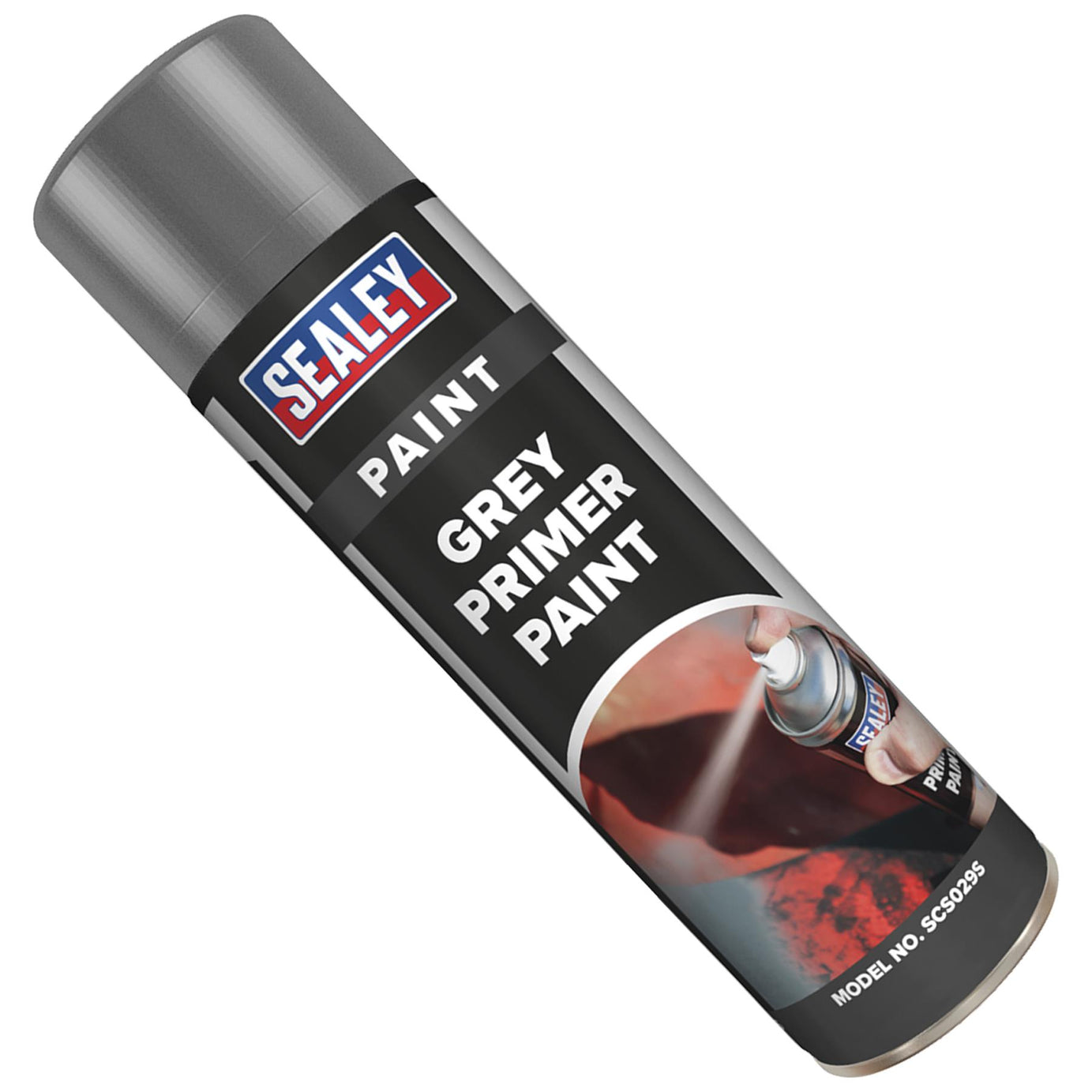 Sealey Grey Primer Paint 500ml Single