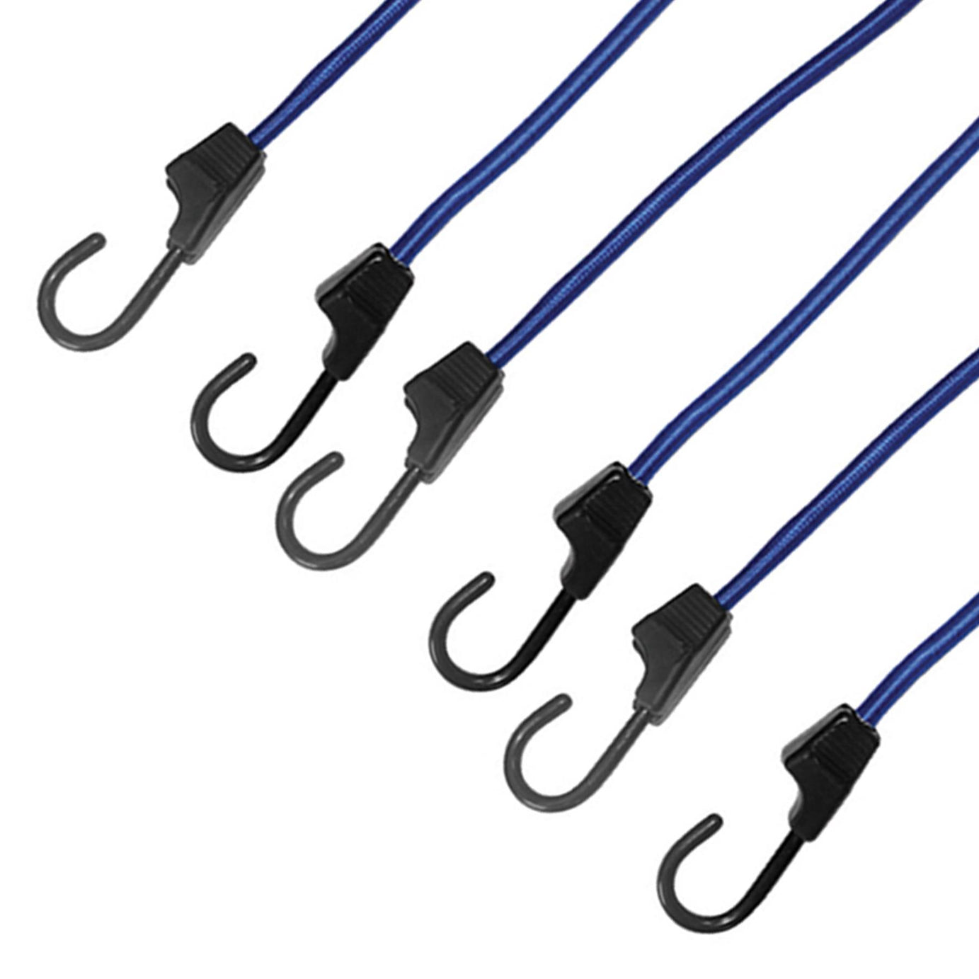Bungee Cords 400mm Strong 6Pk Secure Luguage Load In Car Vans Bicycle Racks