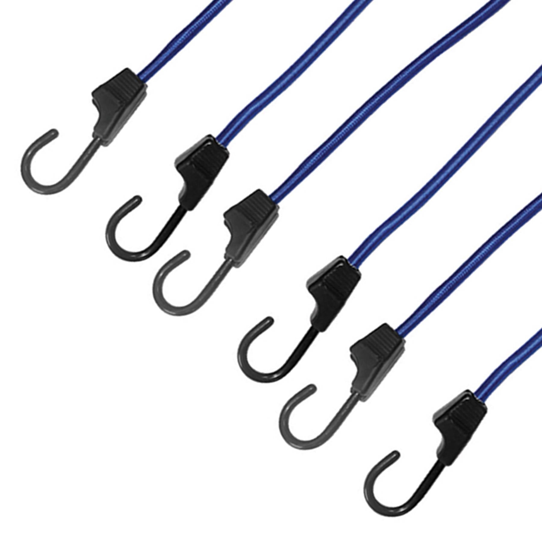 Bungee Cords 400mm Strong 6Pk Secure Luguage Load In Car Vans Bicycle Racks