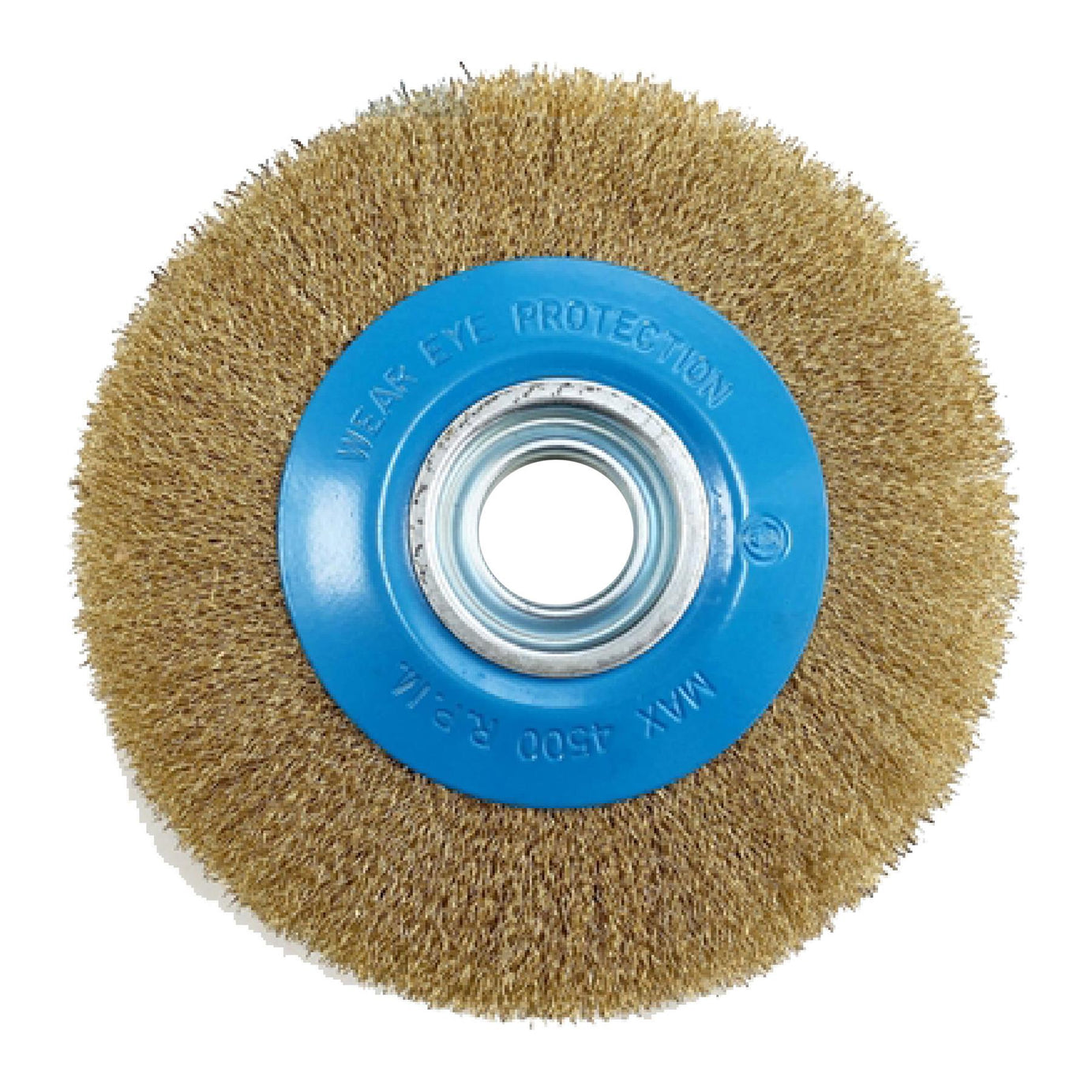 8" / 32Mm Fine Wire Wheel For Bench Grinder Deburring/Cleaning Steel Wire Bristles