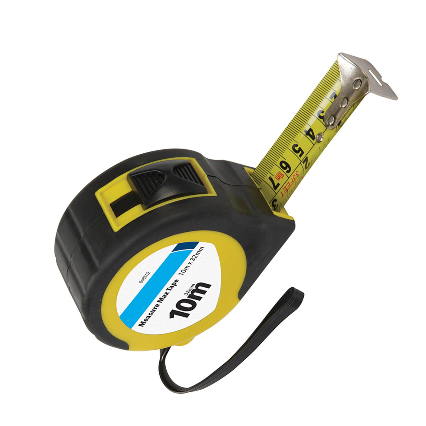 Heavy Duty Tape Measure Max Tape 10 Metre X 32mm With Wraparound Reinforcement