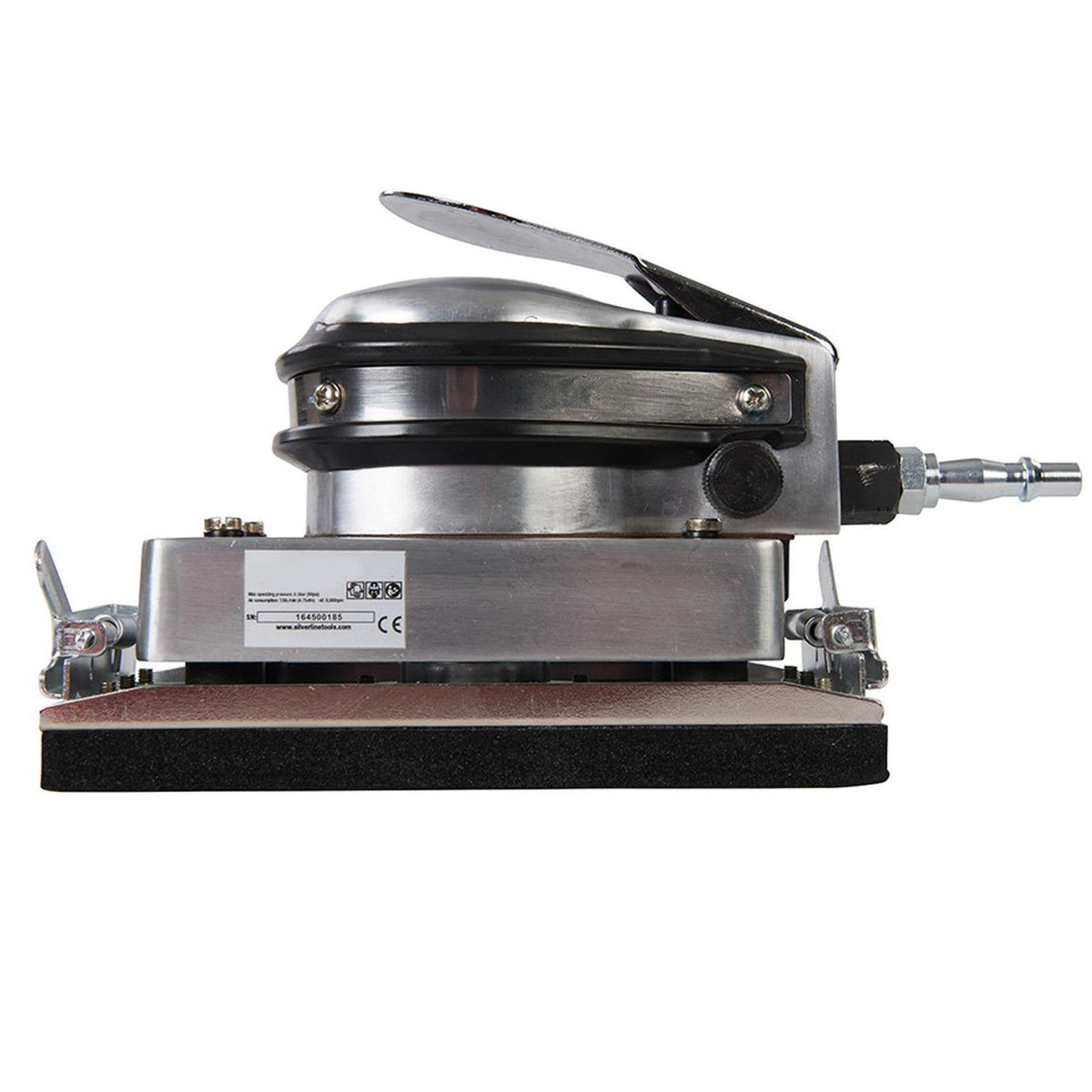 Air Orbital Jitterbug Sander Automatic Trigger-Release And Vibration Isolators